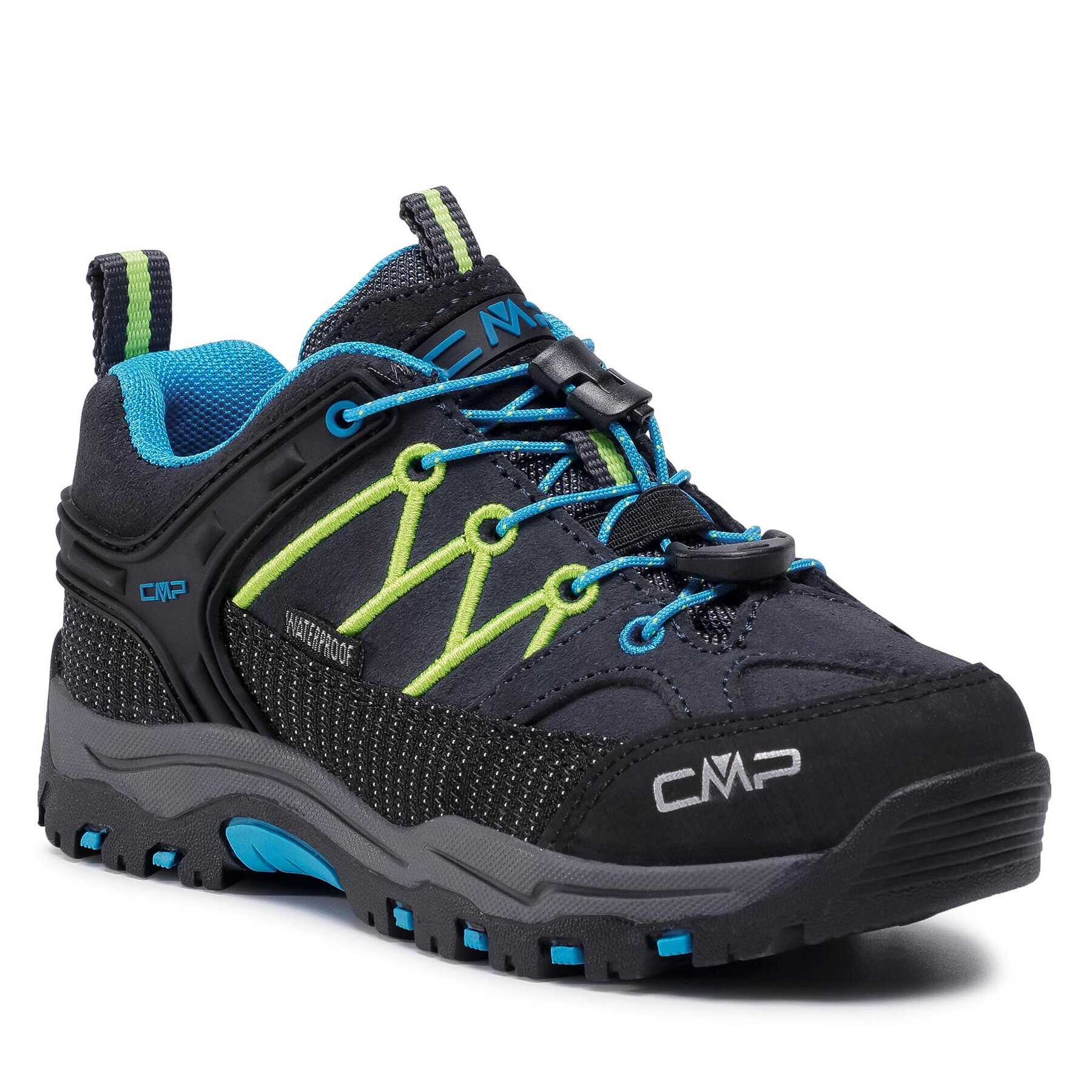 CMP Bakancs Kids Rigel Low Trekking Shoes Wp 3Q13244 Sötétkék - Pepit.hu