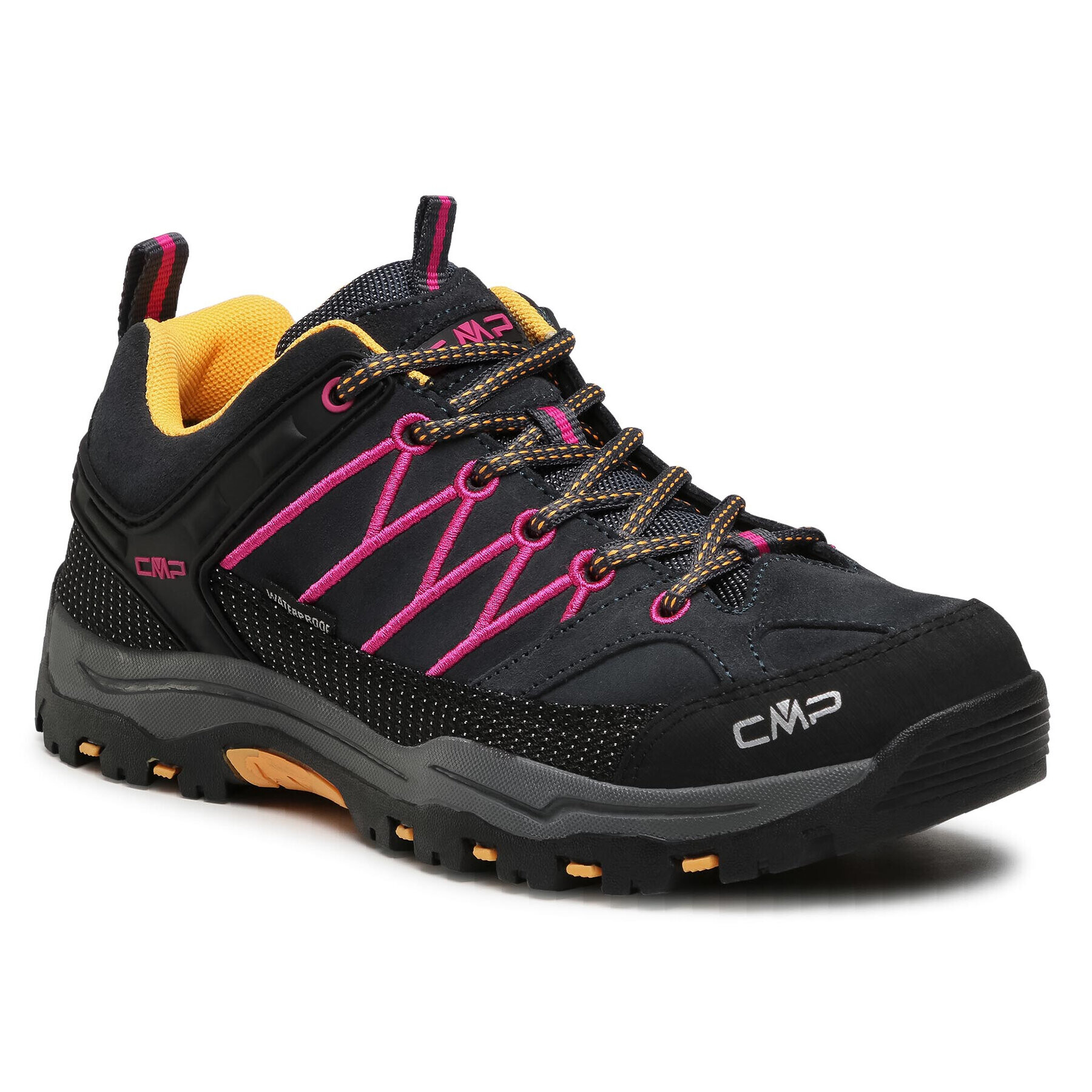 CMP Bakancs Kids Rigel Low Trekking Shoes Wp 3Q13244J Fekete - Pepit.hu