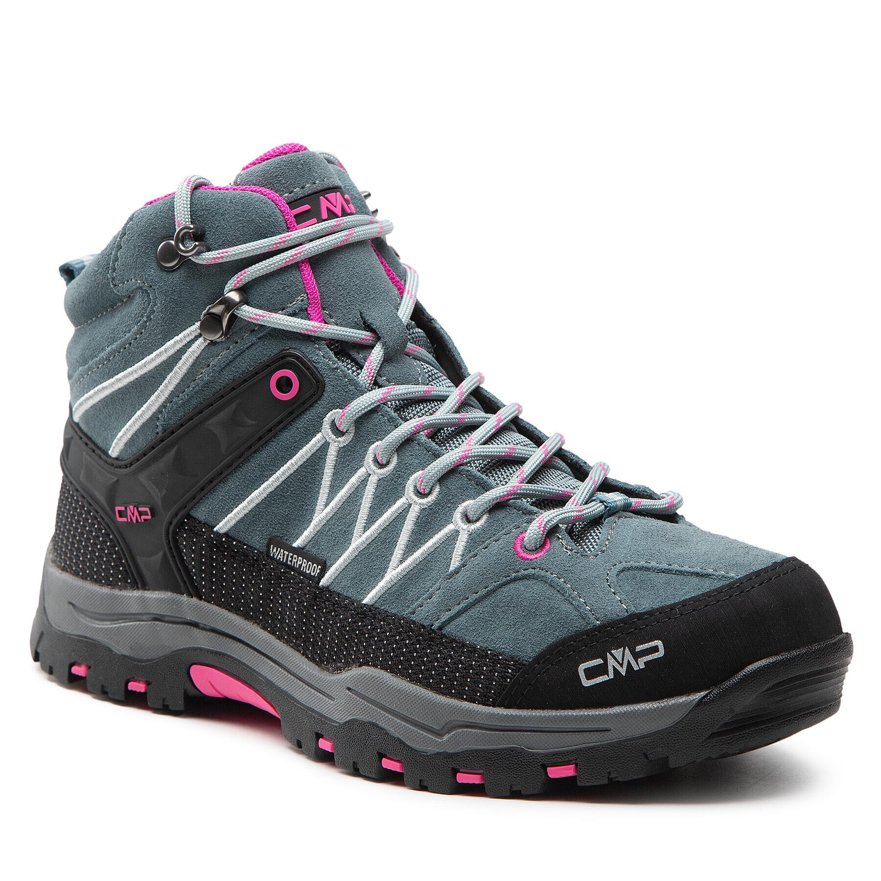 CMP Bakancs Kids Rigel Mid Trekking Shoes Wp 3Q12944J Kék - Pepit.hu