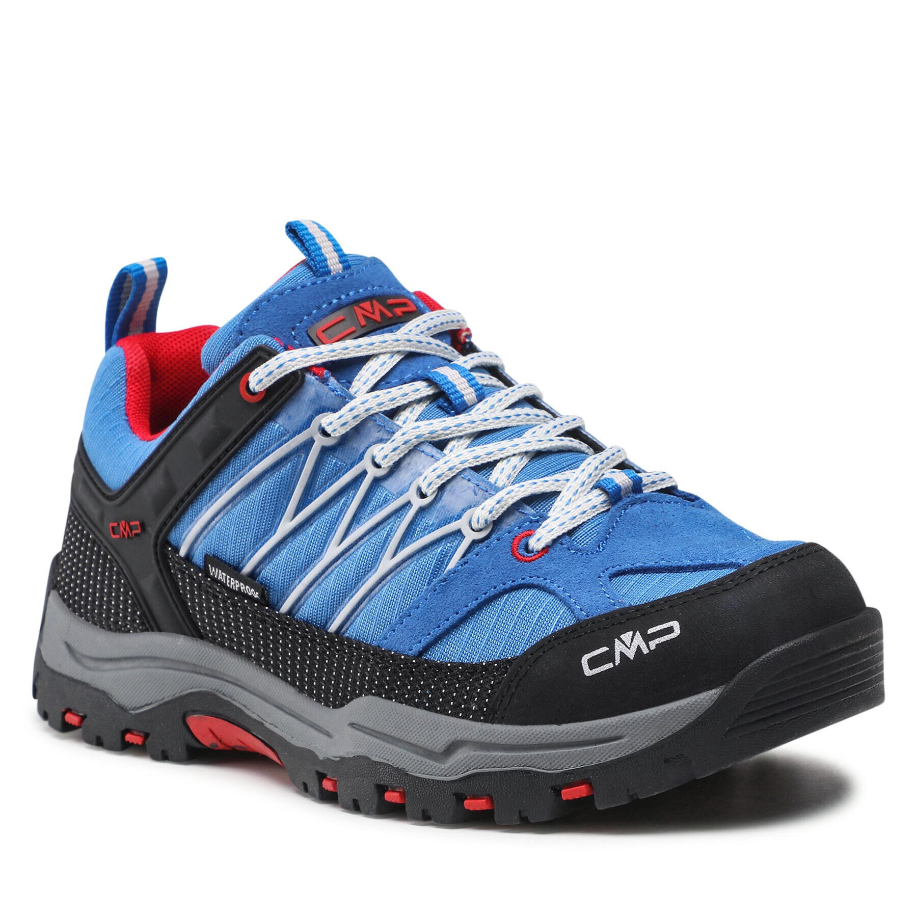 CMP Bakancs Rigel Low Trekking Shoe Kids Wp 3Q54554J Kék - Pepit.hu