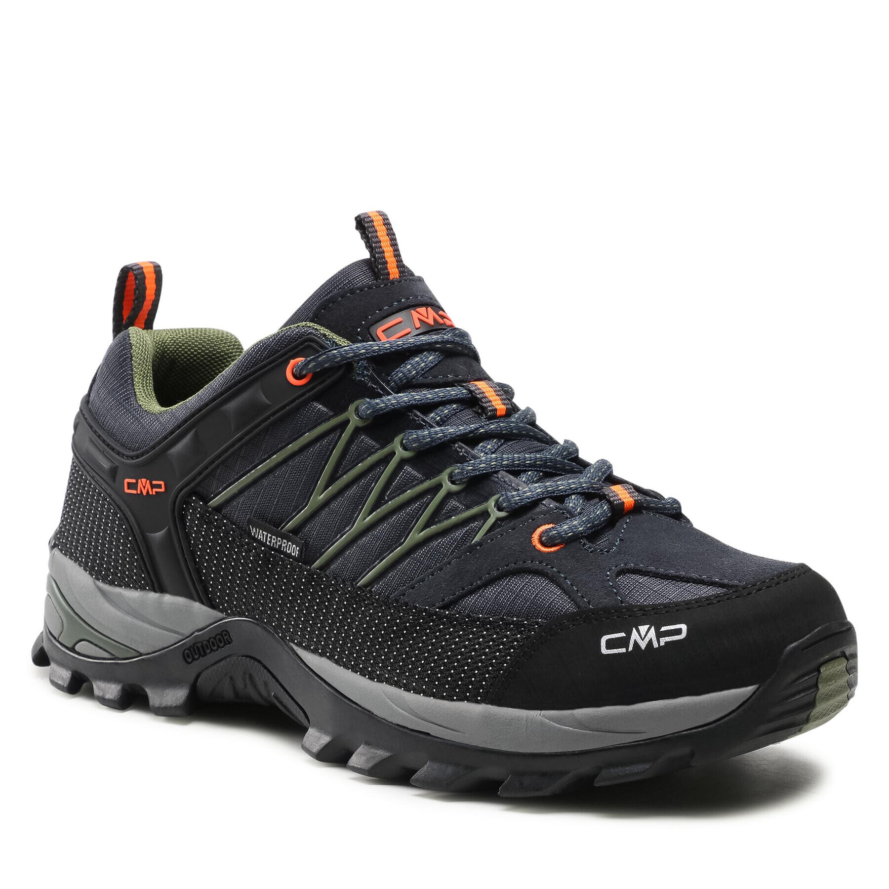 CMP Bakancs Rigel Low Trekking Shoe Wp 3Q54457 Fekete - Pepit.hu