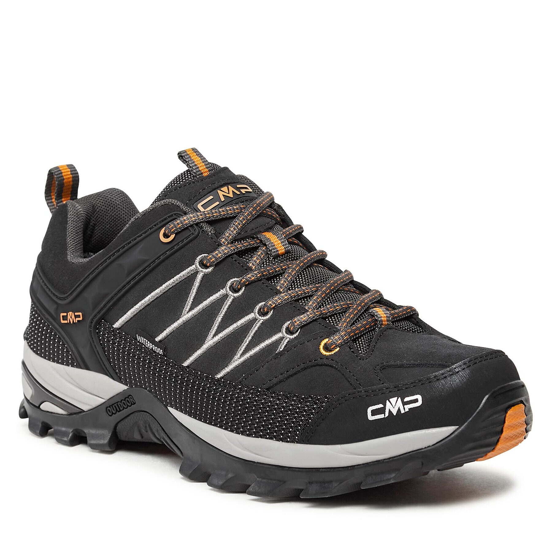 CMP Bakancs Rigel Low Trekking Shoes Wp 3Q13247 Fekete - Pepit.hu