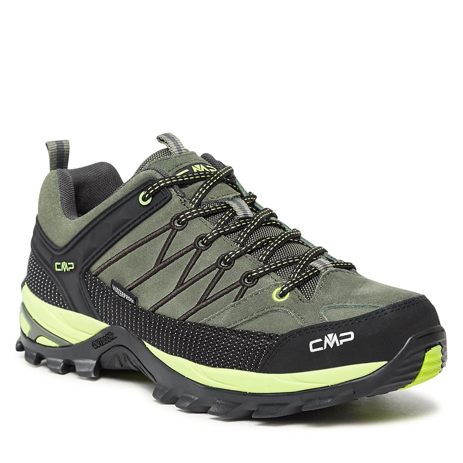 CMP Bakancs Rigel Low Trekking Shoes Wp 3Q13247 Zöld - Pepit.hu