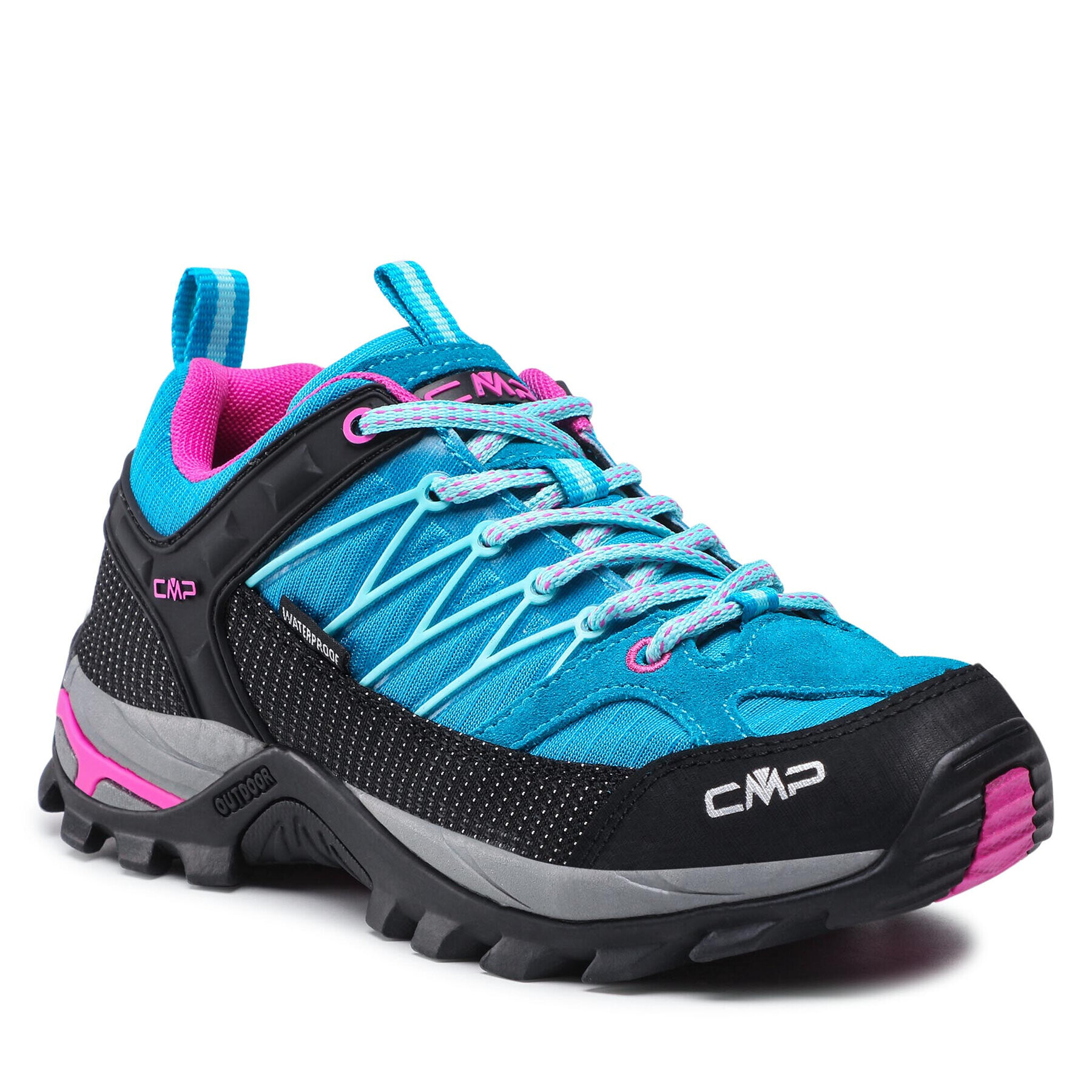 CMP Bakancs Rigel Low Wmn Trekking Shoe Wp 3Q54456 Kék - Pepit.hu