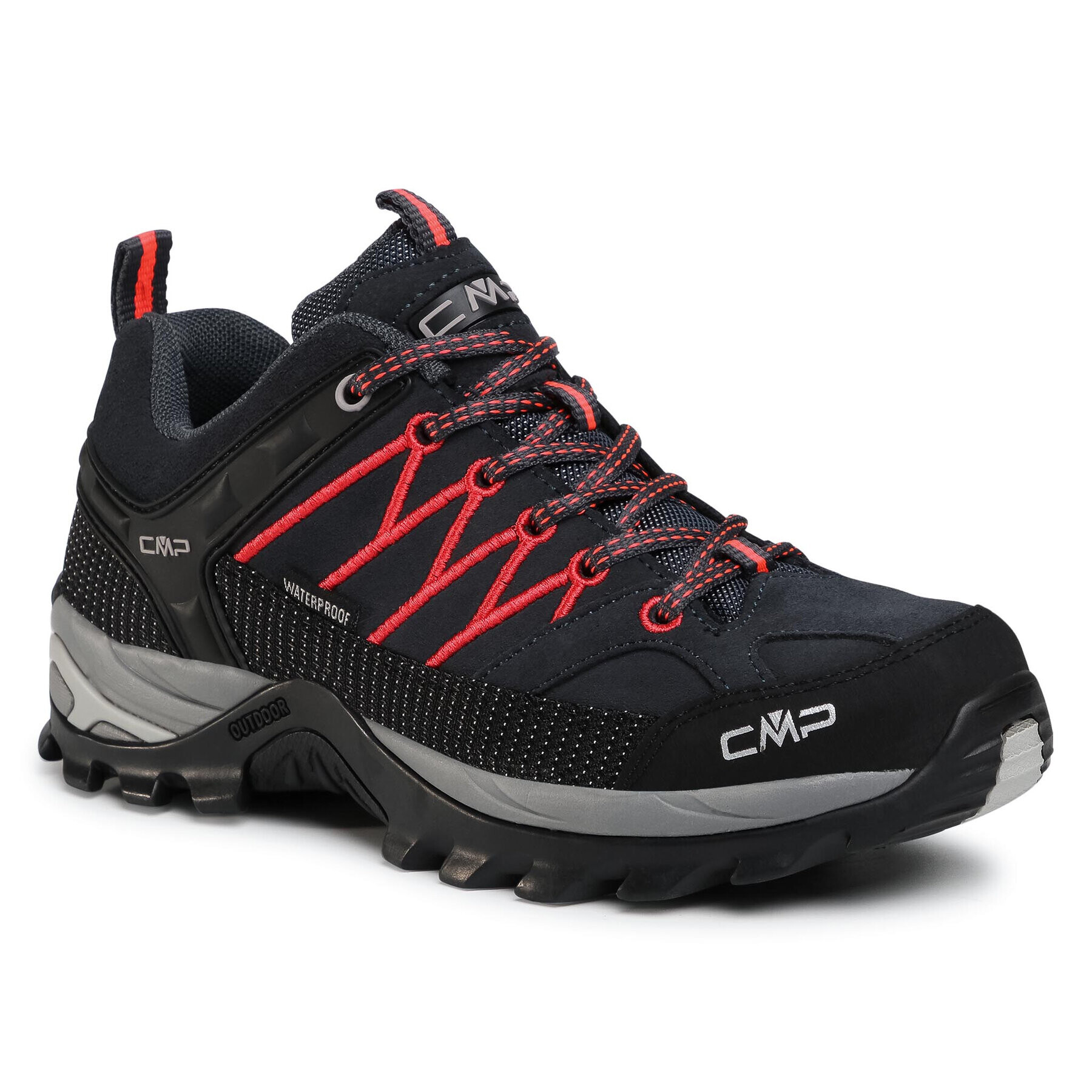 CMP Bakancs Rigel Low Wmn Trekking Shoes Wp 3Q13246 Fekete - Pepit.hu