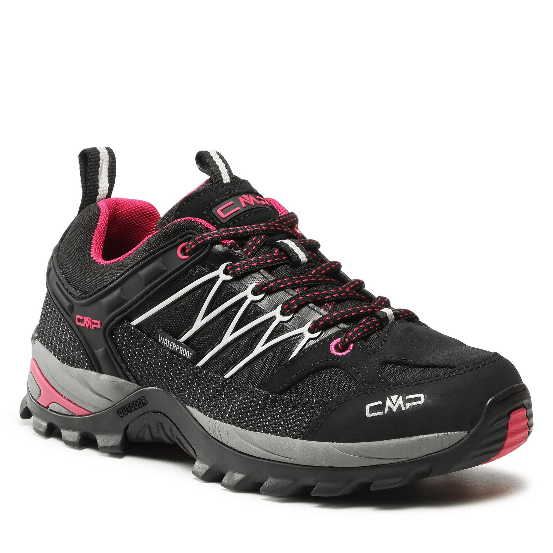 CMP Bakancs Rigel Low Wmn Trekking Shoes Wp 3Q54456 Fekete - Pepit.hu