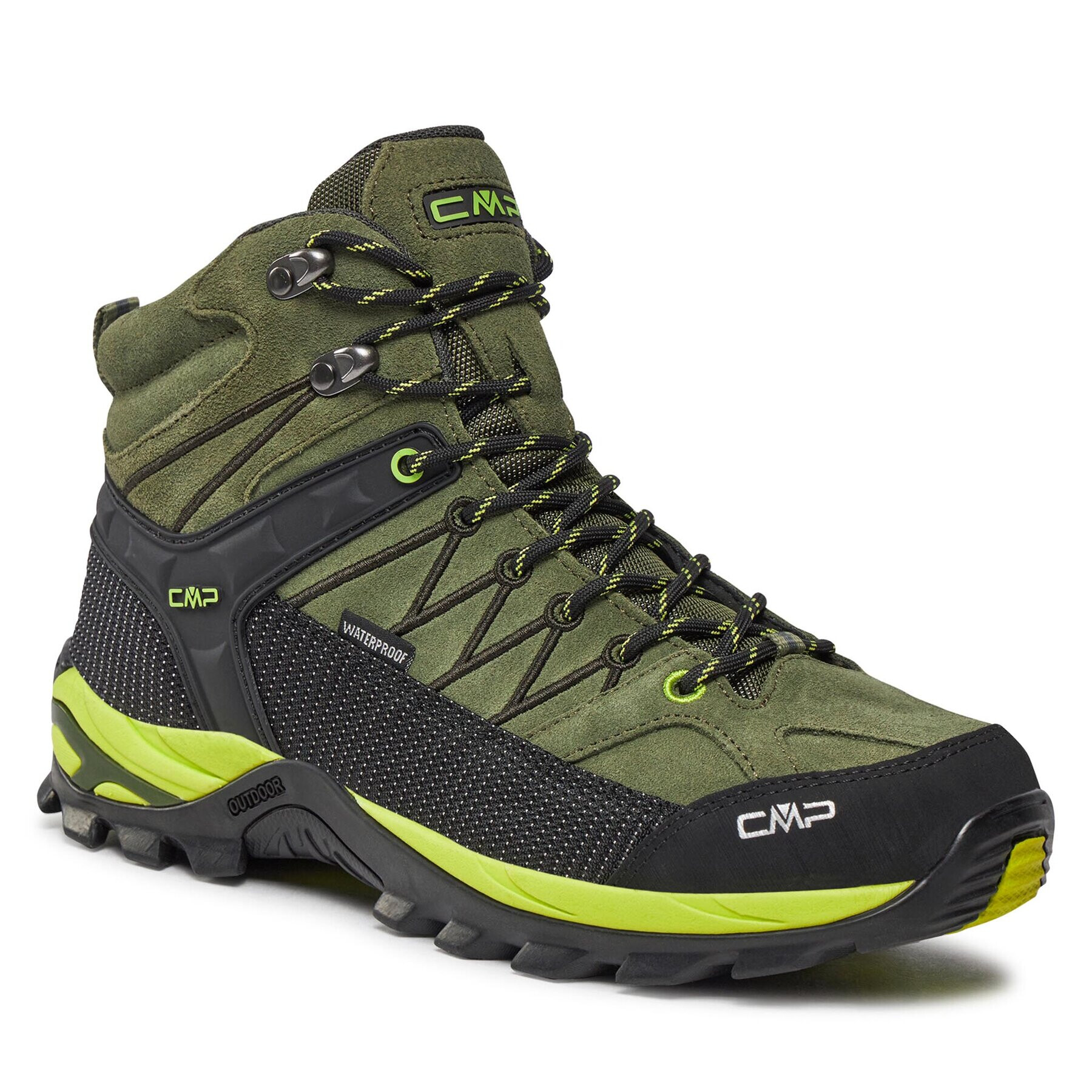 CMP Bakancs Rigel Mid Trekking Shoes Wp 3Q12947 Khaki - Pepit.hu