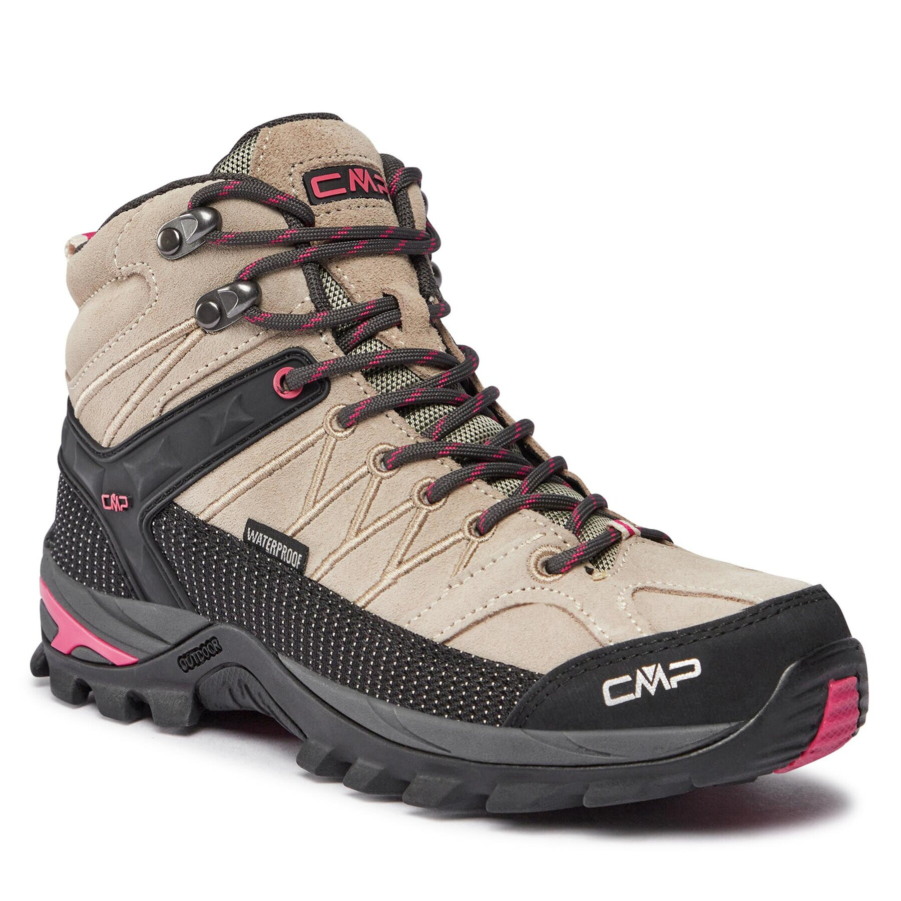 CMP Bakancs Rigel Mid Wmn Trekking Shoe Wp 3Q12946 Bézs - Pepit.hu