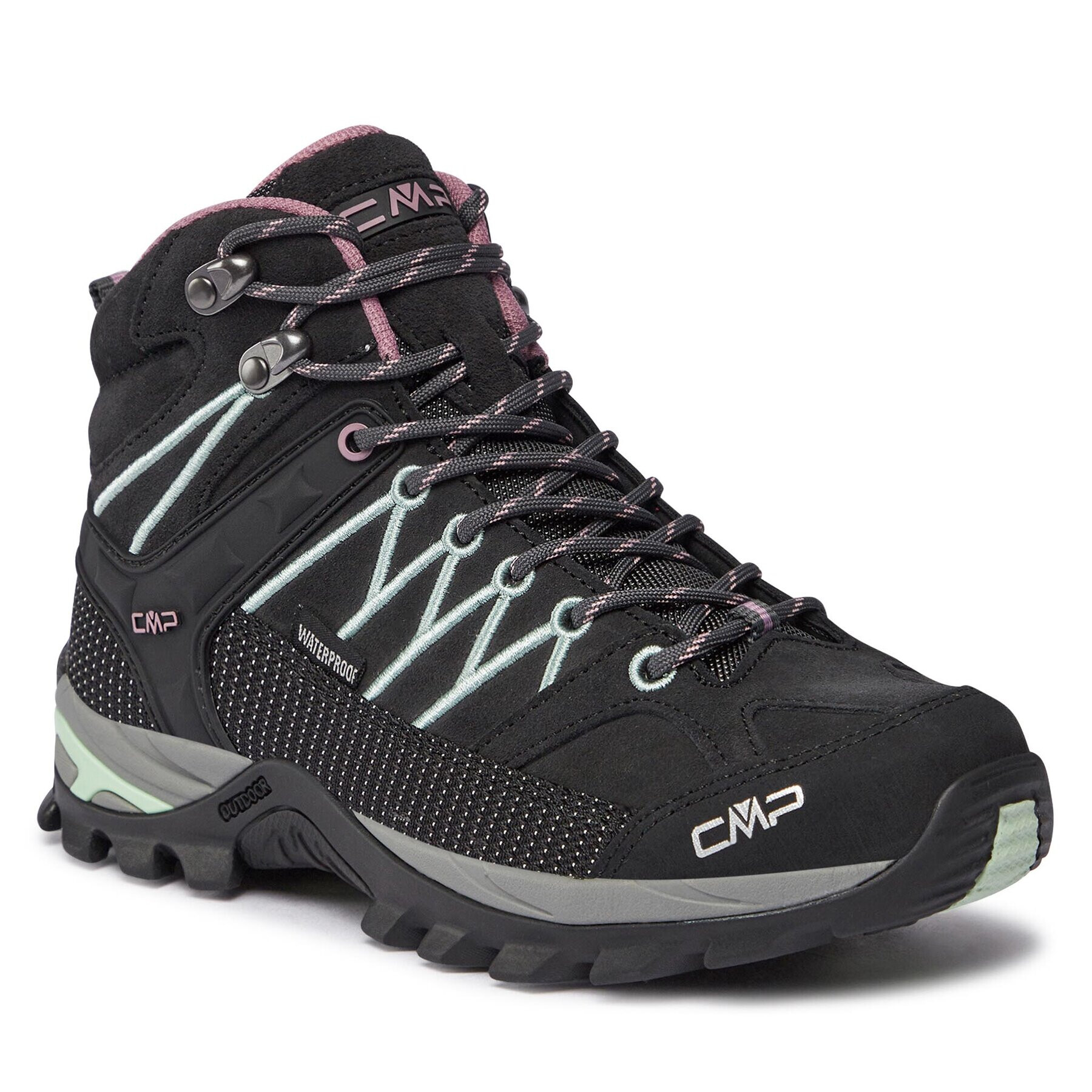 CMP Bakancs Rigel Mid Wmn Trekking Shoe Wp 3Q12946 Fekete - Pepit.hu