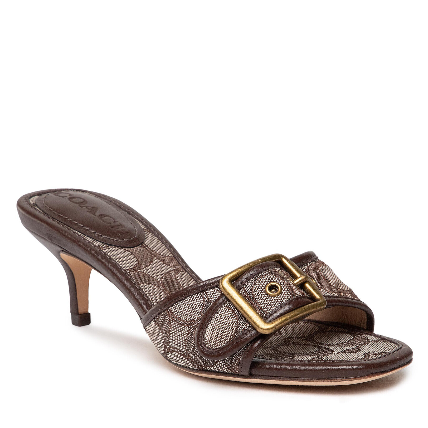 Coach Papucs Margot Jacqrd Sandal C8900 Barna - Pepit.hu