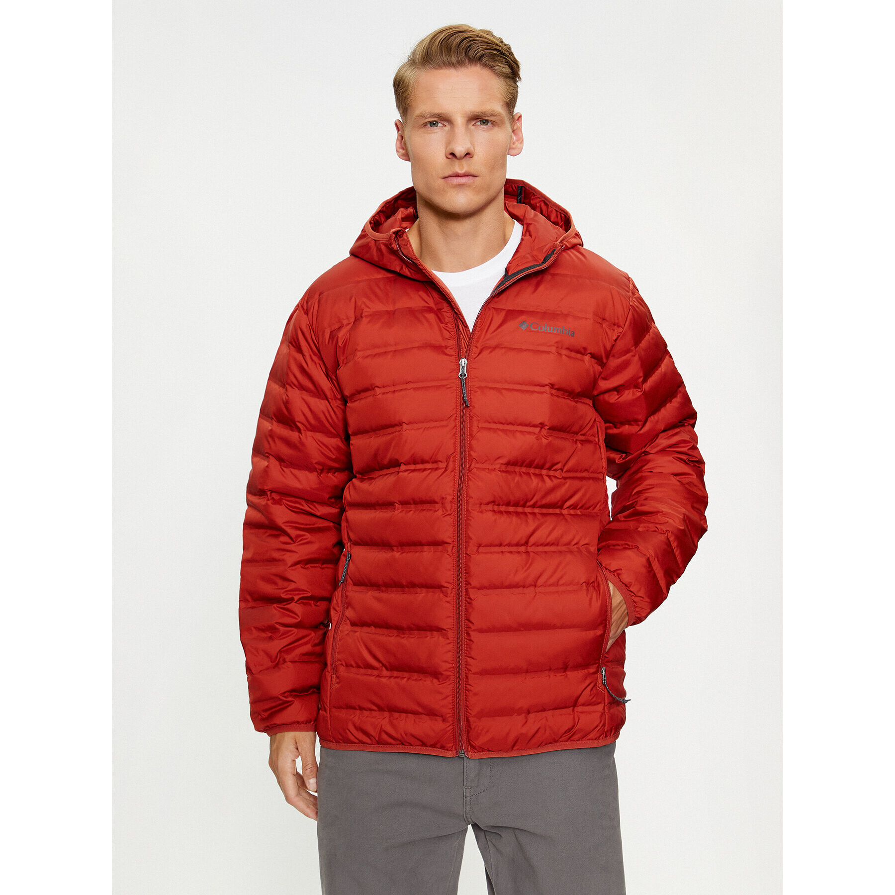 Columbia Pehelykabát Lake 22™ Down Hooded Jacket Narancssárga Regular Fit - Pepit.hu