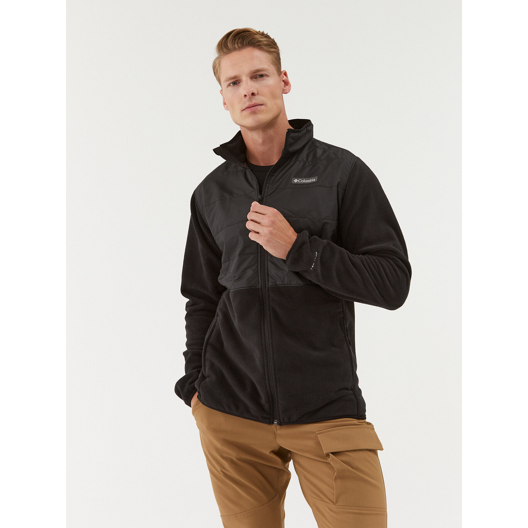 Columbia Polár kabát Basin Butte™ Fleece Full Zip Fekete Regular Fit - Pepit.hu