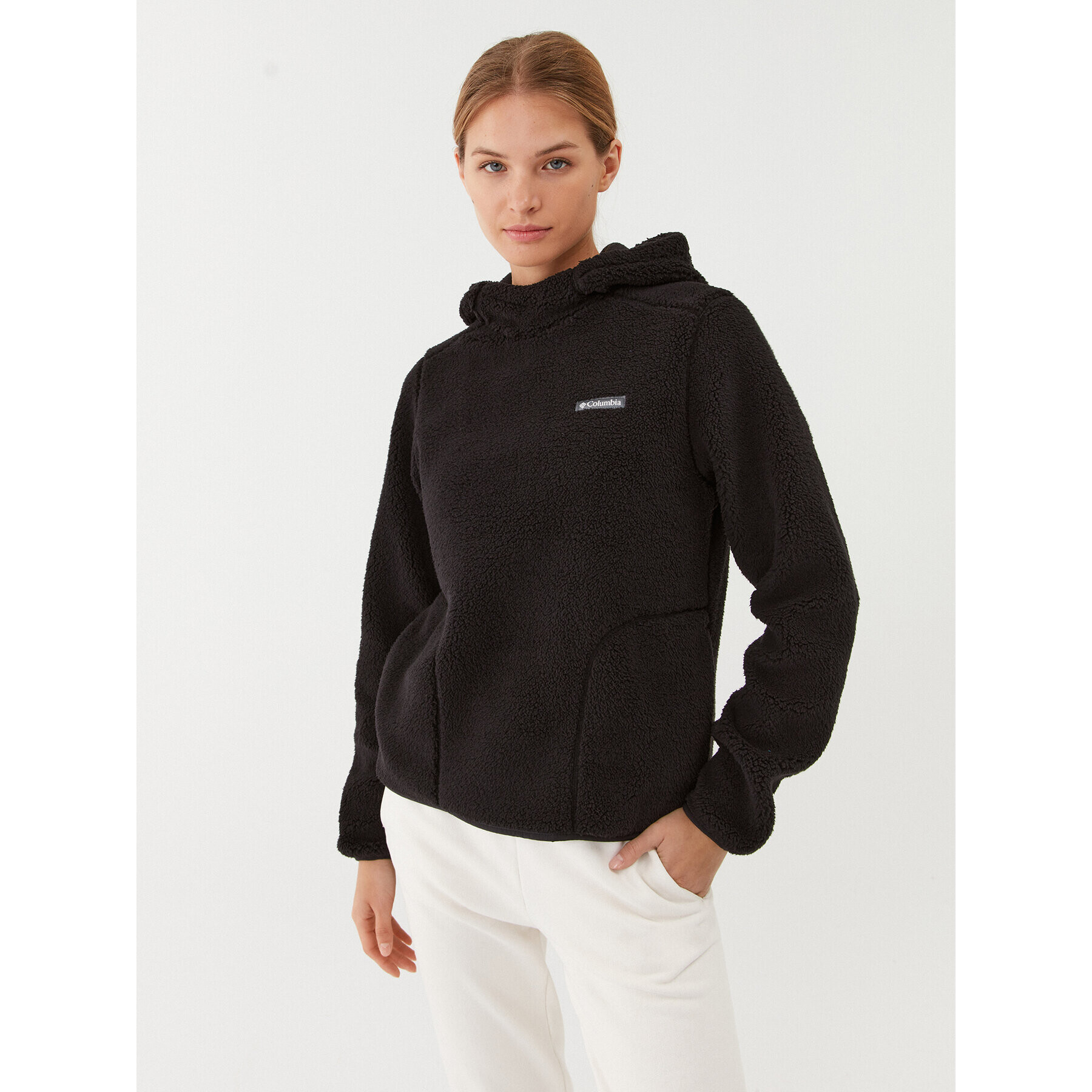 Columbia Polár kabát West Bend™ Hoodie Fekete Regular Fit - Pepit.hu