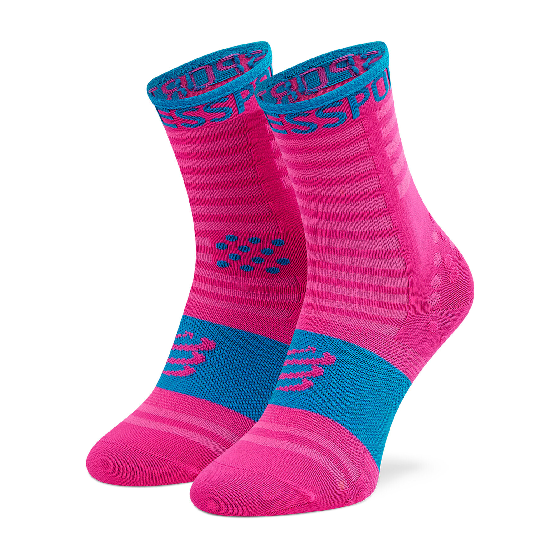 Compressport Hosszú női zokni Pro Racing Socks V3.0 Ultralight Run High XU00002B Rózsaszín - Pepit.hu