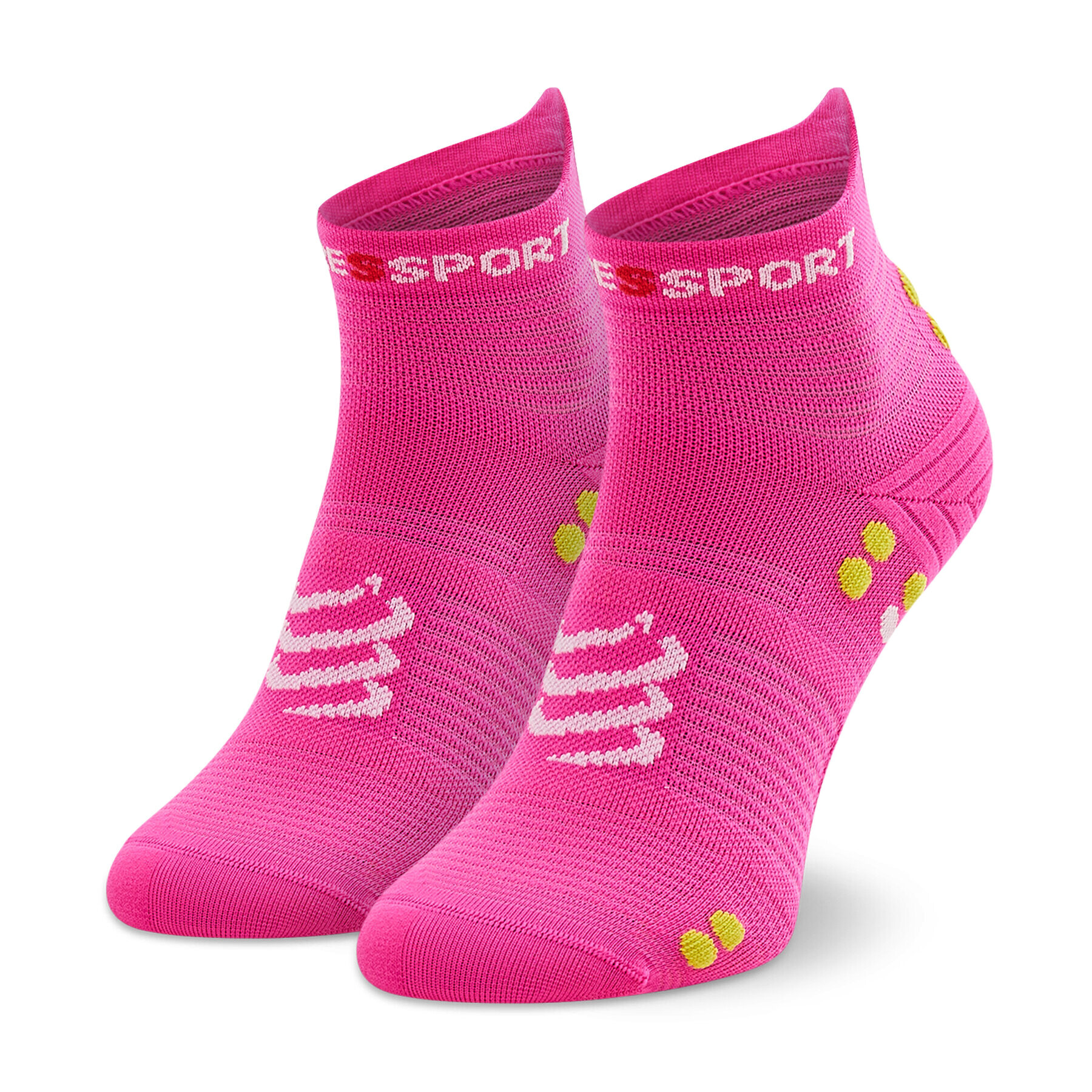 Compressport Unisex Magasszárú Zokni Pro Racing Socks V4.0 Run Low XU00047B_360 Rózsaszín - Pepit.hu