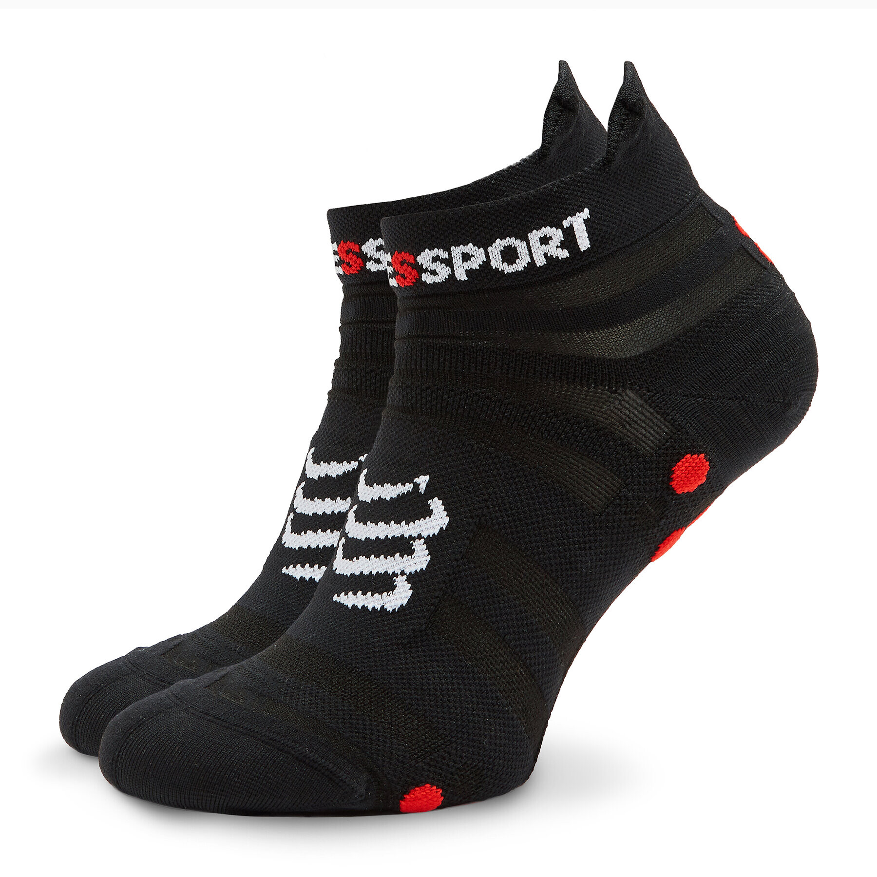 Compressport Rövid unisex zoknik Pro Racing Socks v4.0 Ultralight Run Low XU00051B Fekete - Pepit.hu