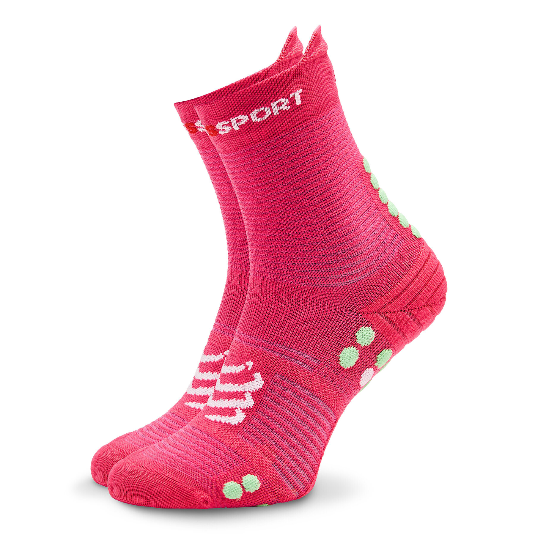 Compressport Unisex Magasszárú Zokni Pro Racing Socks v4.0 Run High XU00046B Rózsaszín - Pepit.hu