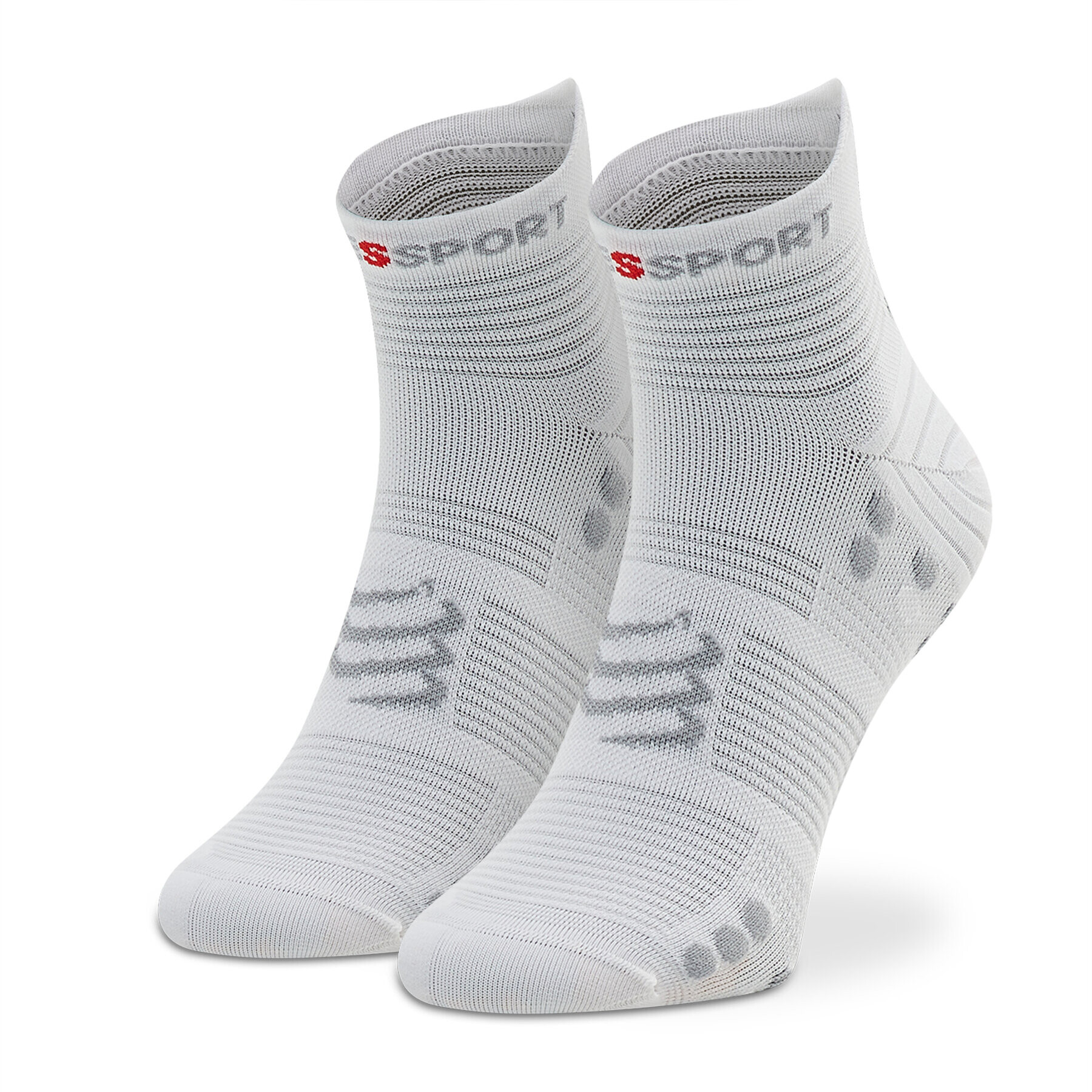 Compressport Unisex Magasszárú Zokni Pro Racing Socks V4.0 Run Low XU00047B_010 Fehér - Pepit.hu