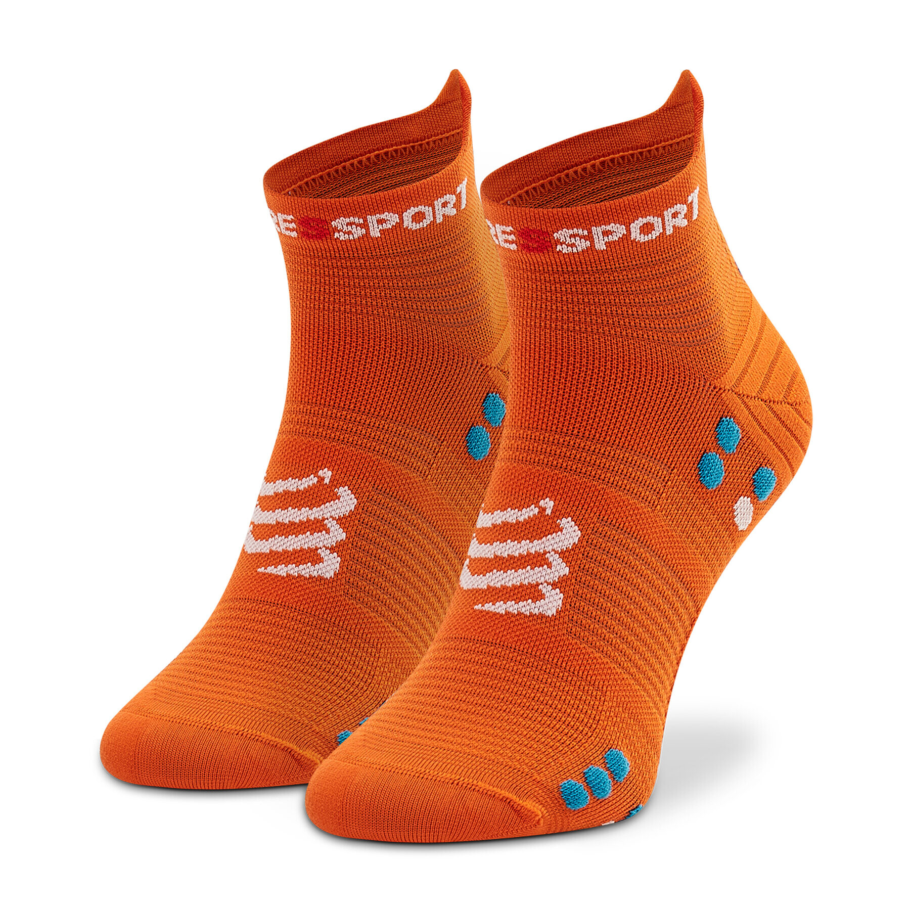 Compressport Unisex Magasszárú Zokni Pro Racing Socks V4.0 Run Low XU00047B_410 Narancssárga - Pepit.hu