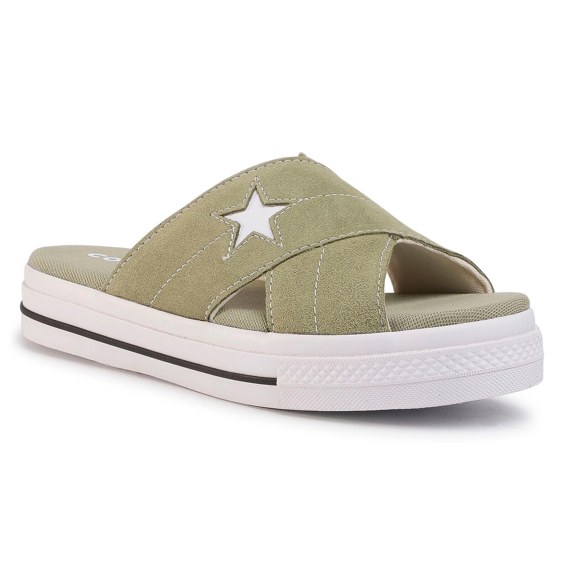 Converse Papucs One Star Sandal Slip 567723C Zöld - Pepit.hu