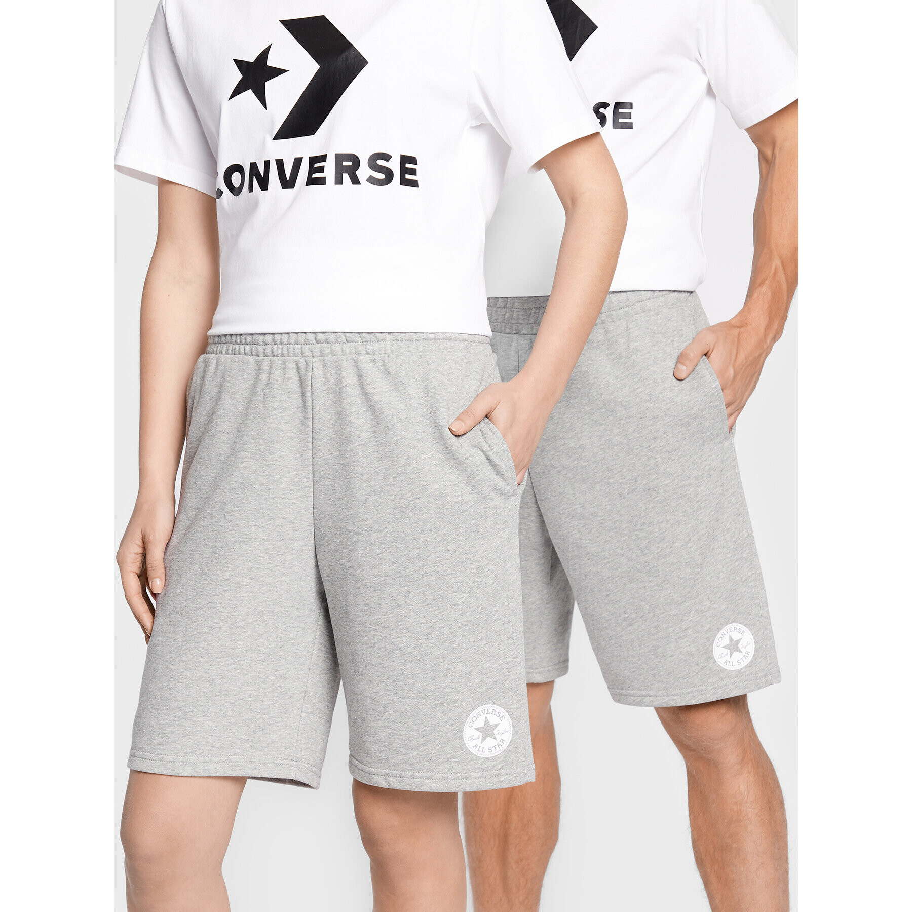 Converse Sport rövidnadrág Unisex 10023860-A01 Szürke Regular Fit - Pepit.hu