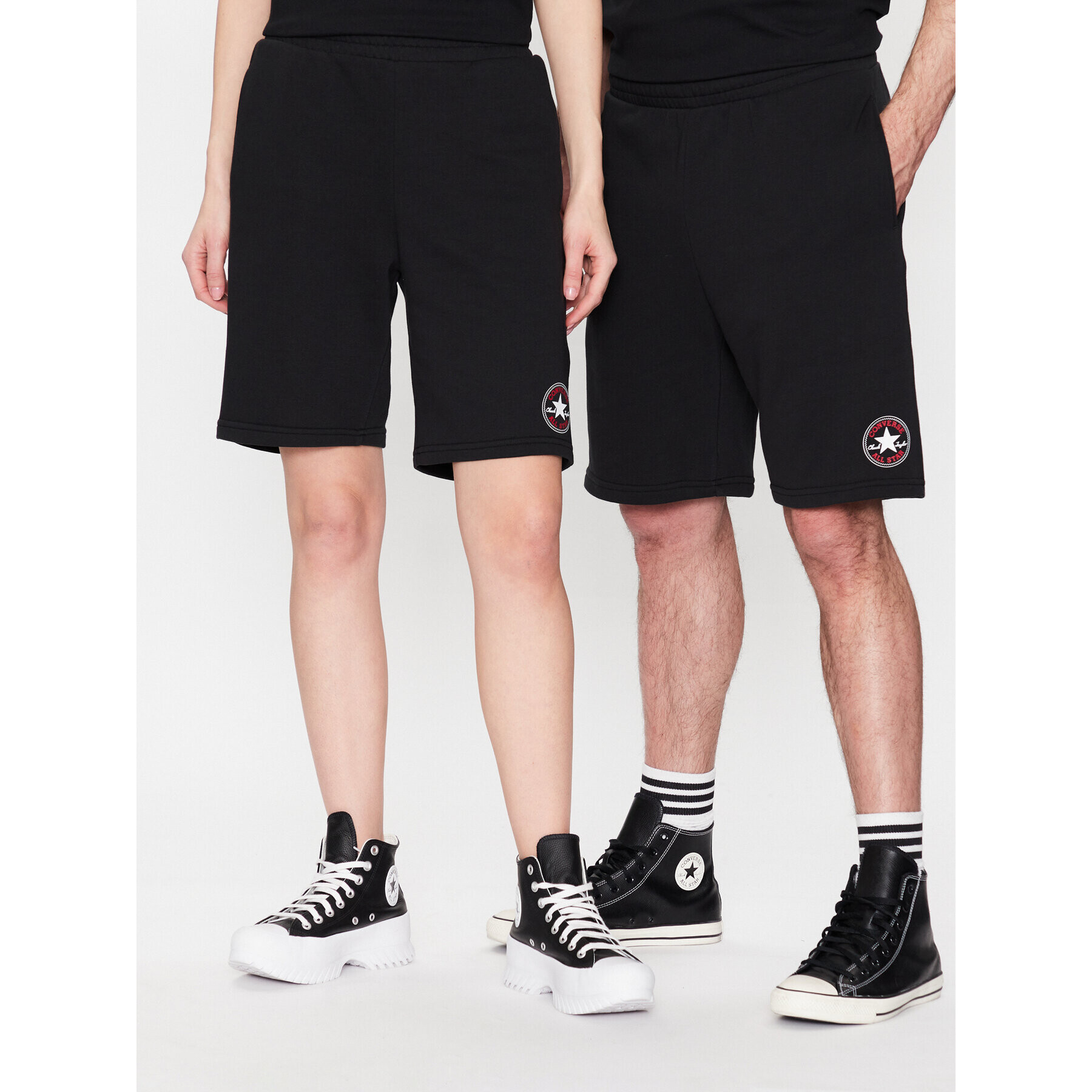 Converse Sport rövidnadrág Unisex Novelty Chuck Patch 10024946-A01 Fekete Regular Fit - Pepit.hu