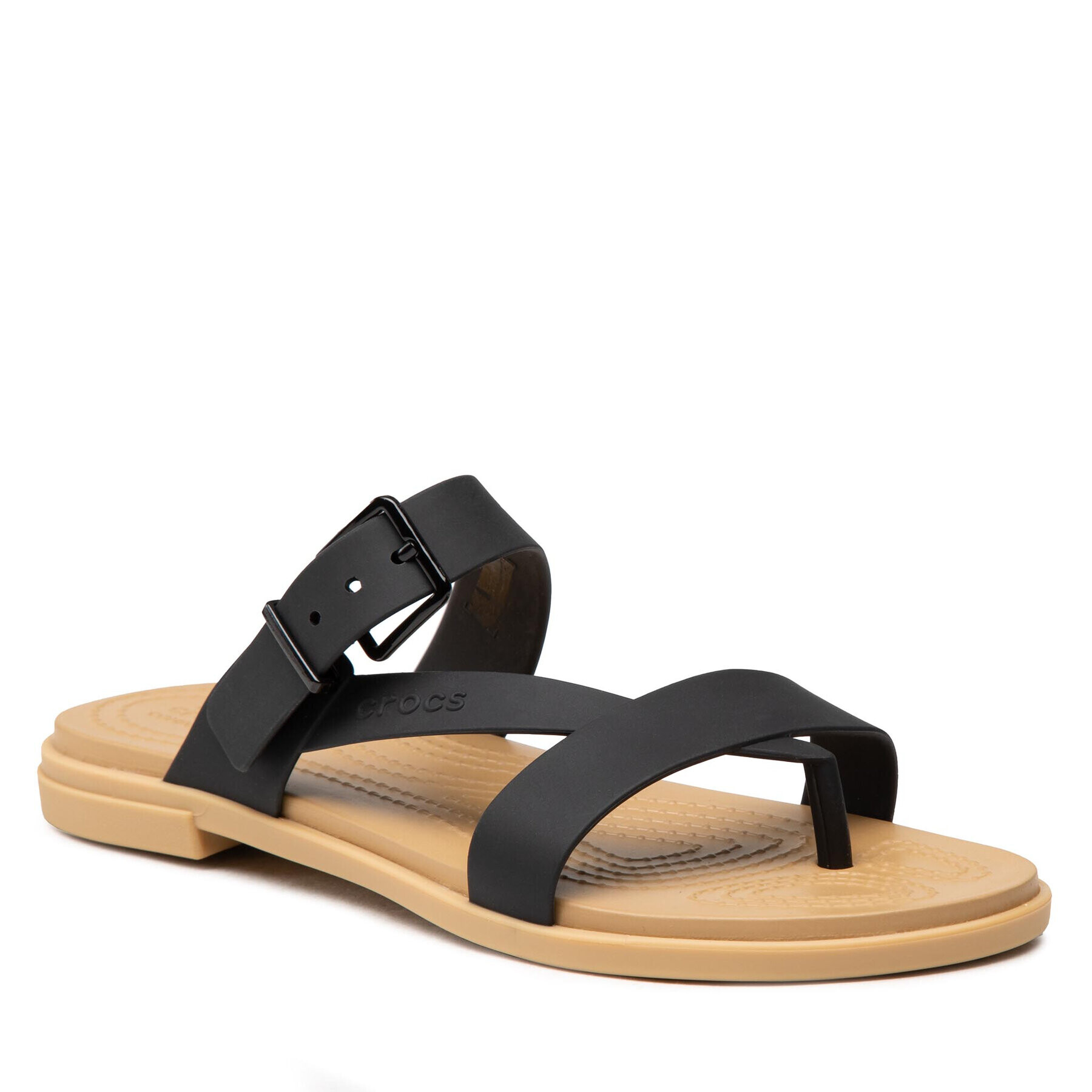 Crocs Flip-flops Tulum Toe Post Sandal W 206108 Fekete - Pepit.hu