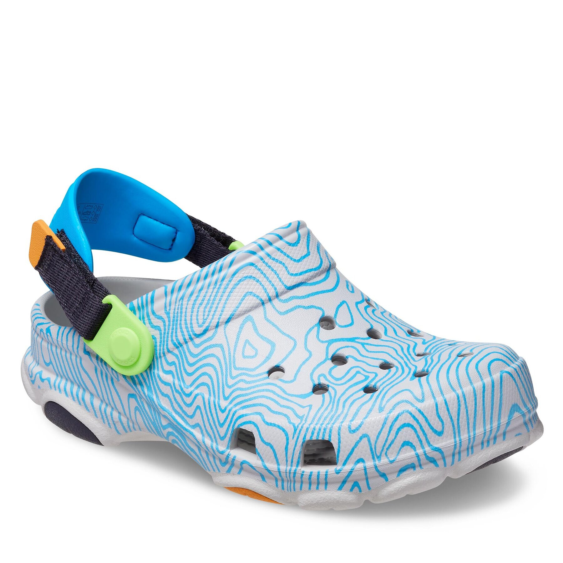 Crocs Papucs Alll Terain Topographic Clog K 208312 Szürke - Pepit.hu