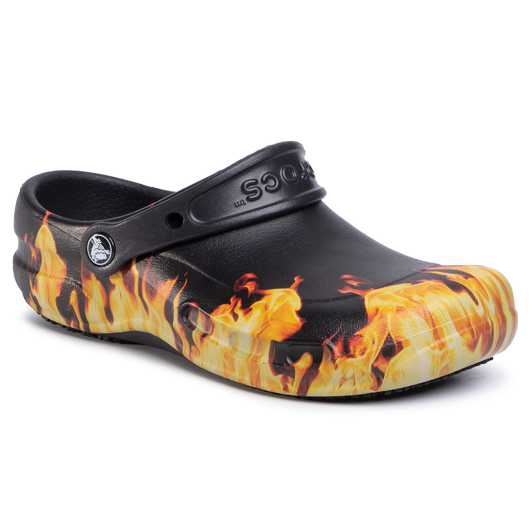 Crocs Papucs Bistro Graphic Clog 204044 Fekete - Pepit.hu