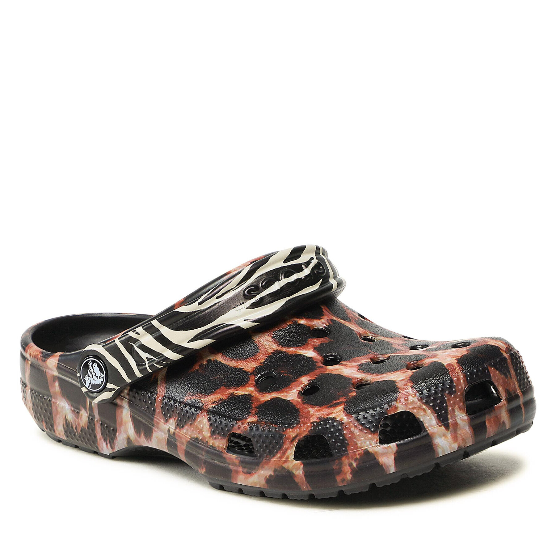 Crocs Papucs Classic Animal Remix 207840 Barna - Pepit.hu