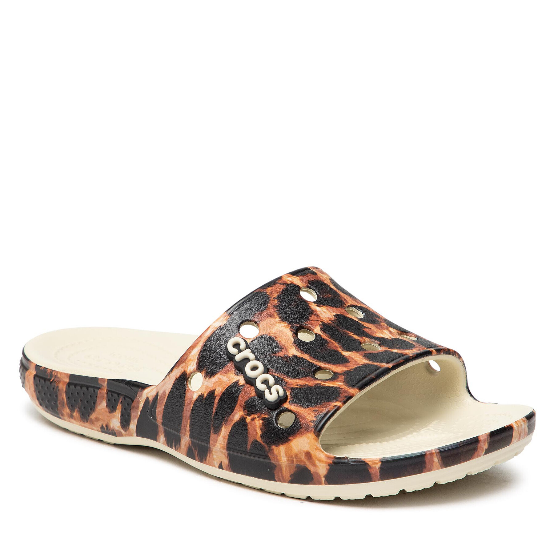 Crocs Papucs Classic Animal Remix Slide 207841 Bézs - Pepit.hu