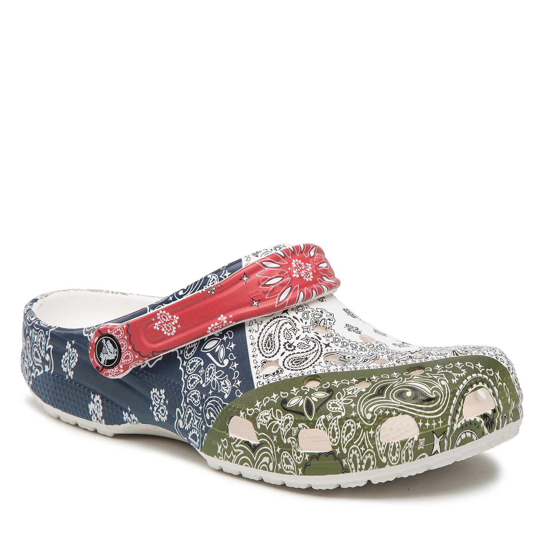 Crocs Papucs Classic Bandana Clog 206871 Fehér - Pepit.hu