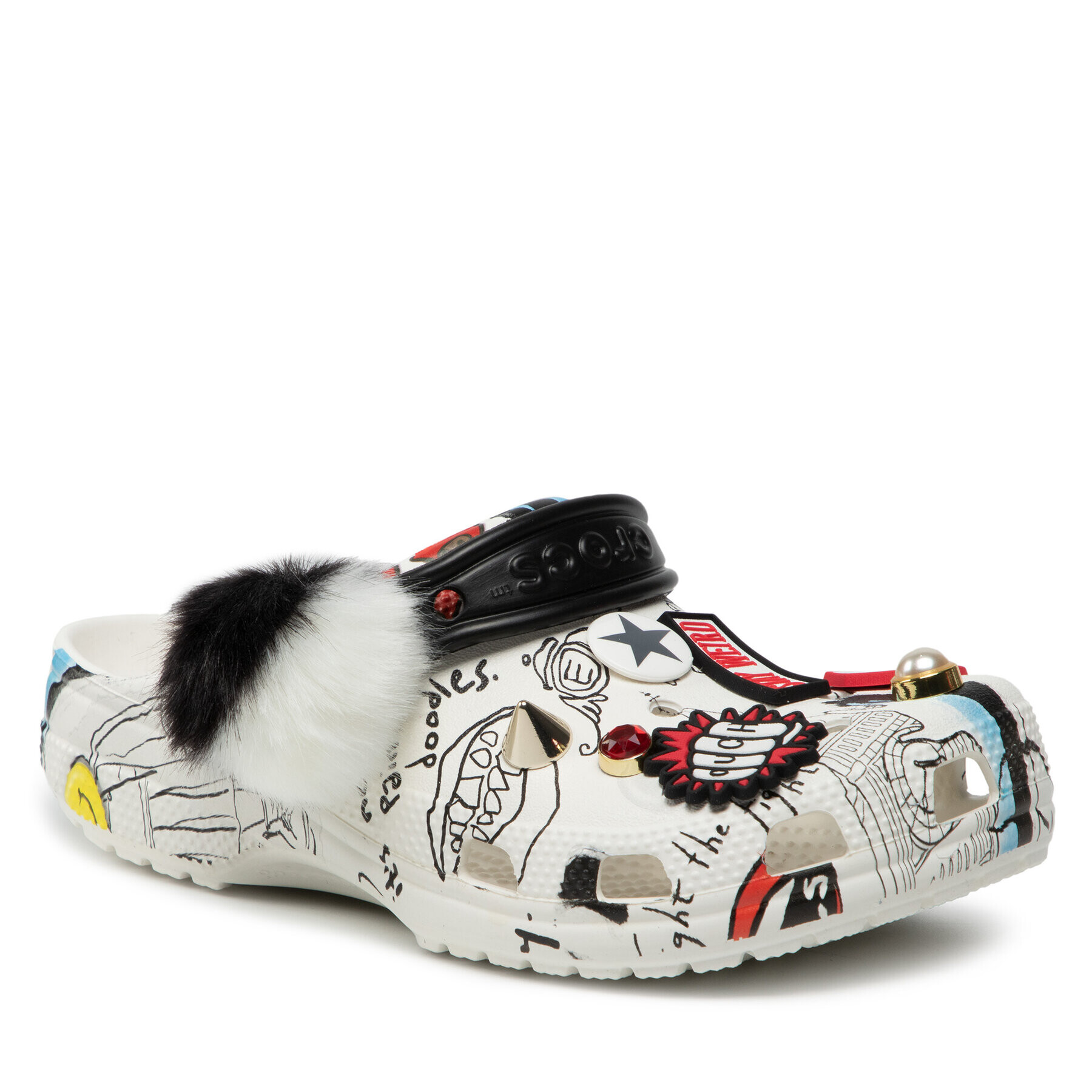 Crocs Papucs Classic Cruella Clog 207401 Fehér - Pepit.hu