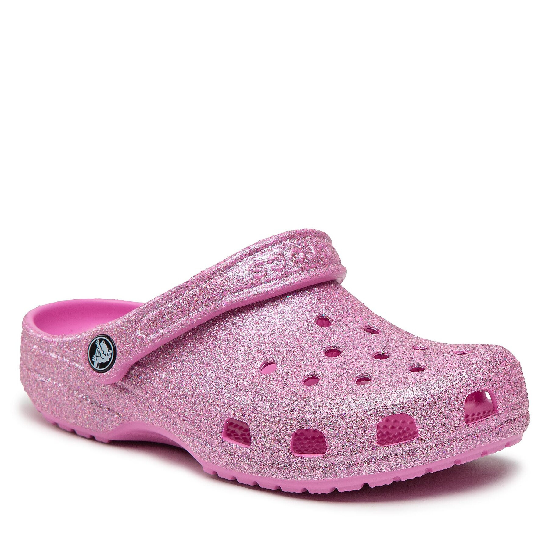 Crocs Papucs Classic Glitter 207551 Rózsaszín - Pepit.hu