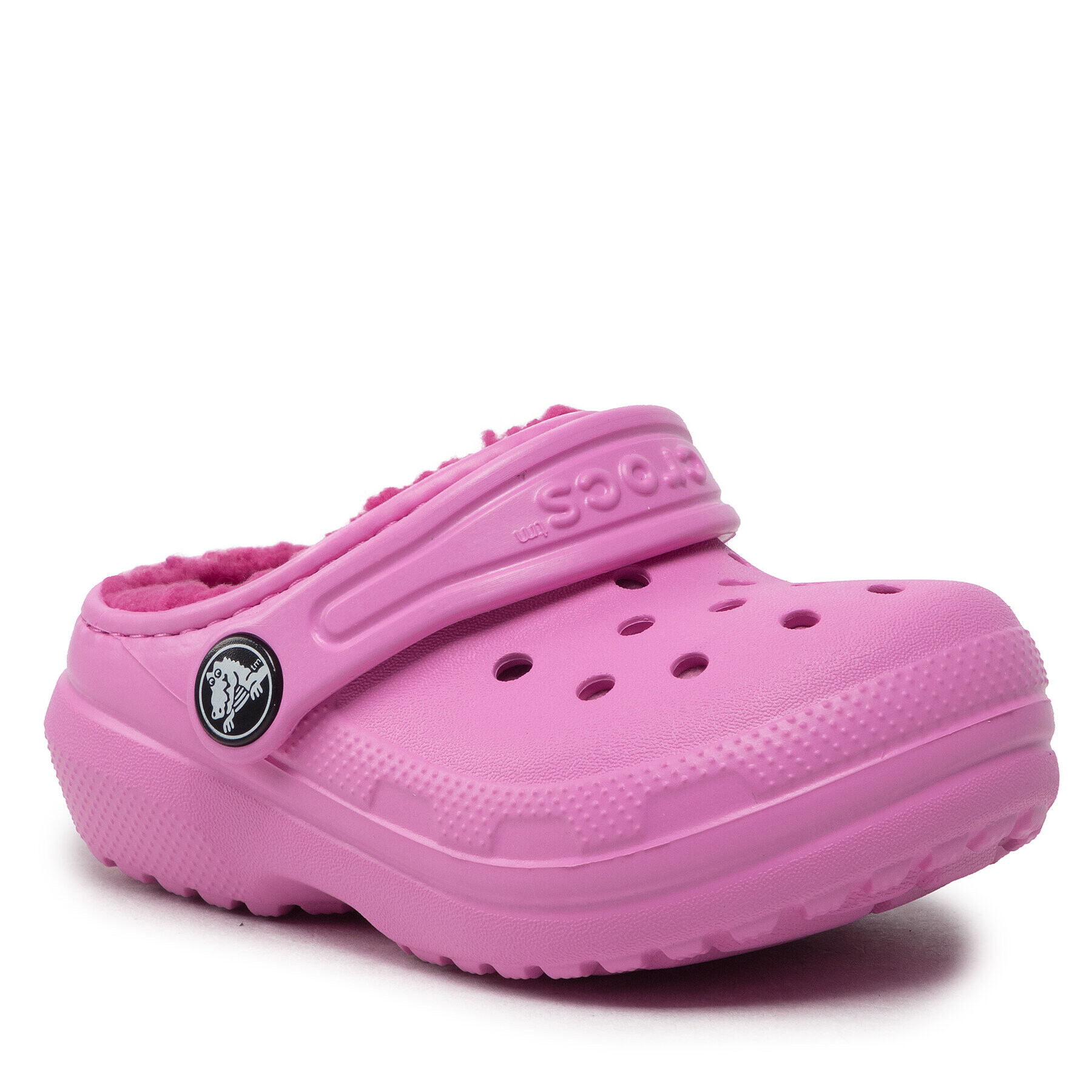 Crocs Papucs Classic Lined Clog T 207009 Rózsaszín - Pepit.hu