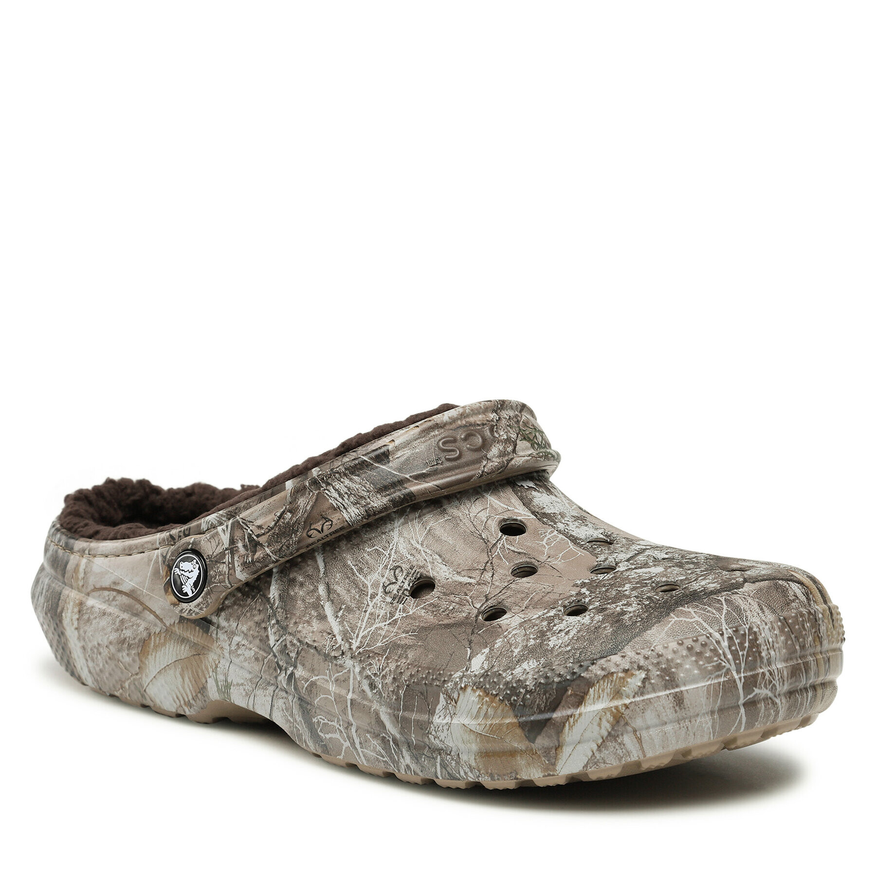 Crocs Papucs Classic Lined Realtree Edge Clog 205377 Barna - Pepit.hu