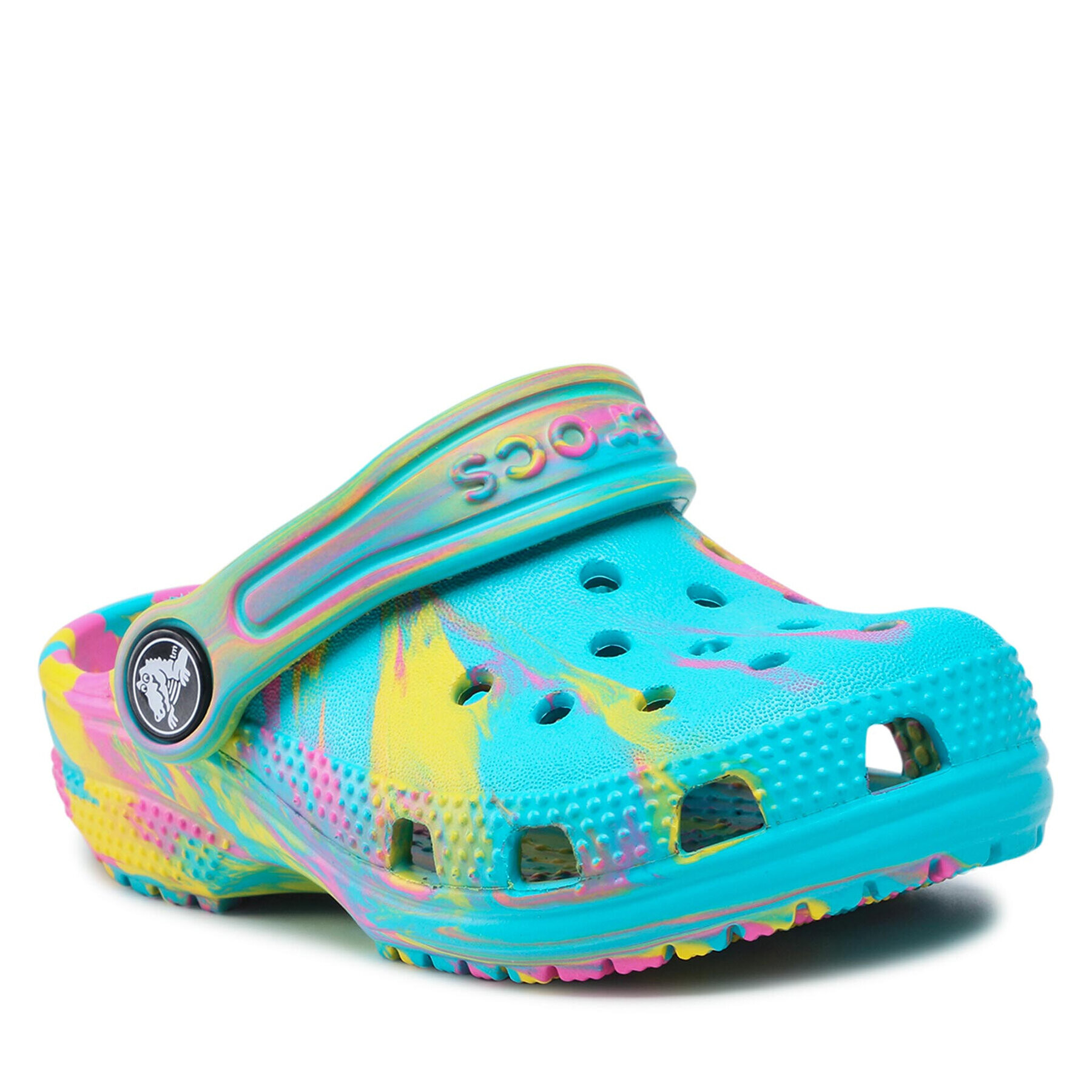 Crocs Papucs Classic Marbled Clog T 206838 Kék - Pepit.hu