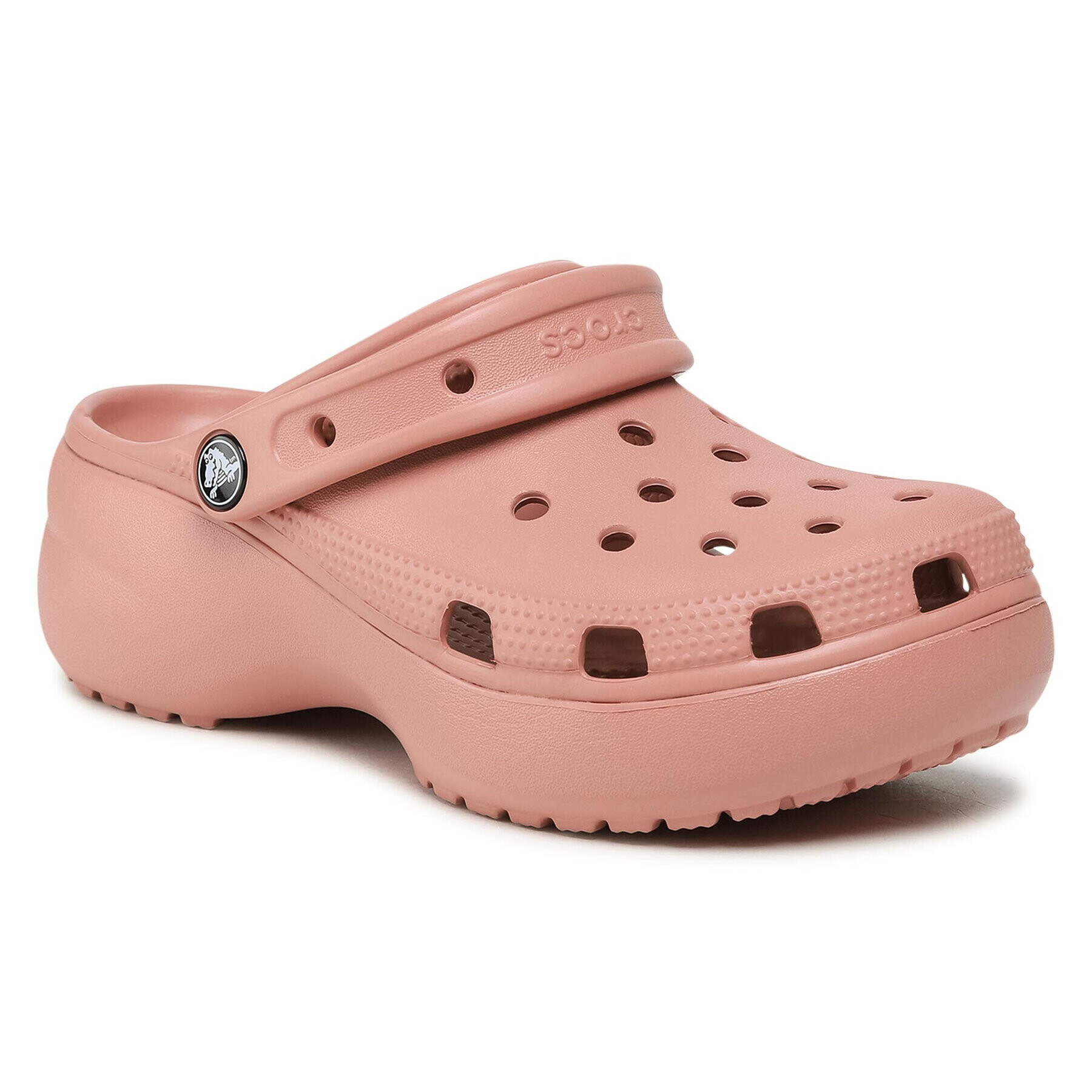 Crocs Papucs Classic Platform Clog 206750-6RL Rózsaszín - Pepit.hu