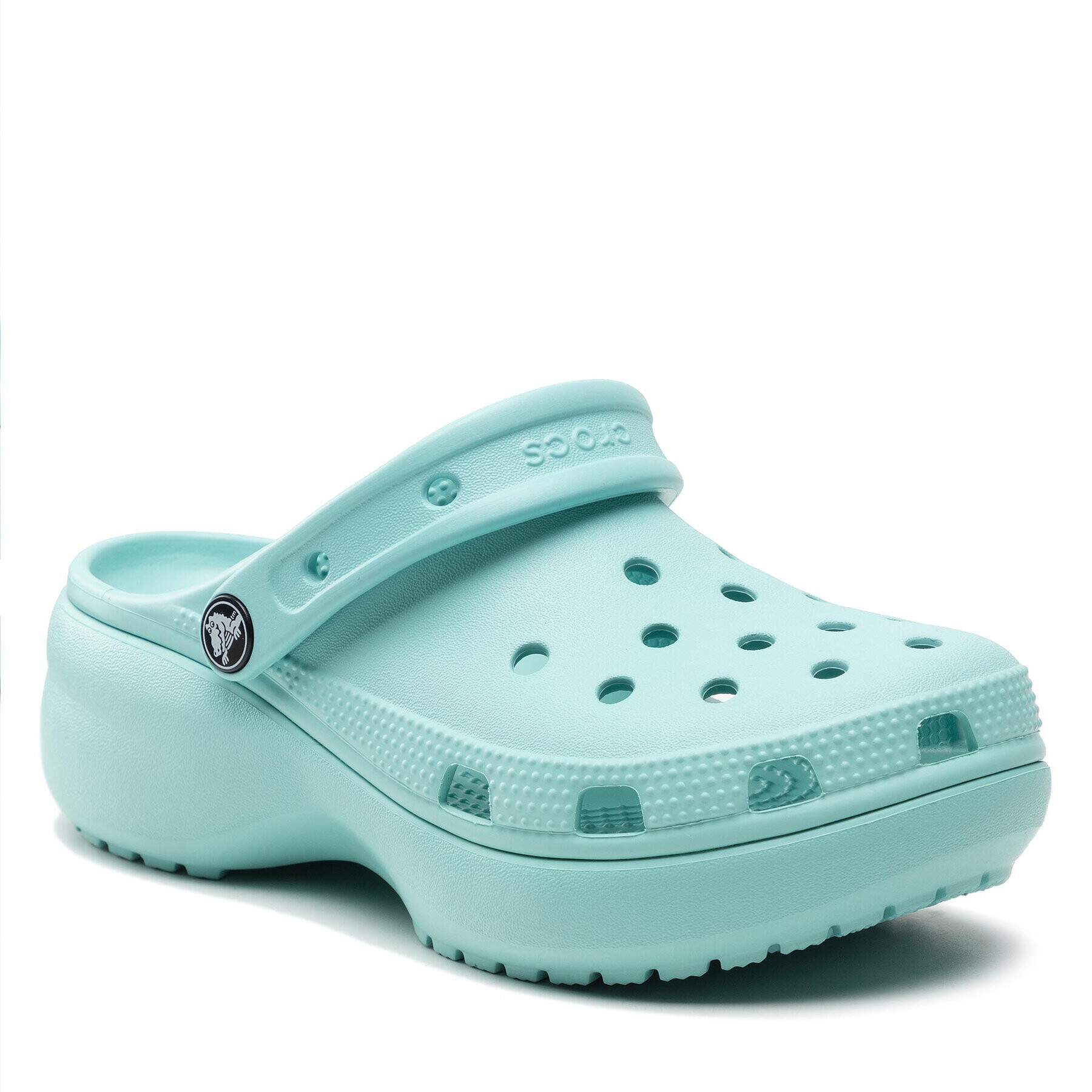 Crocs Papucs Classic Platform Clog 206750 Zöld - Pepit.hu