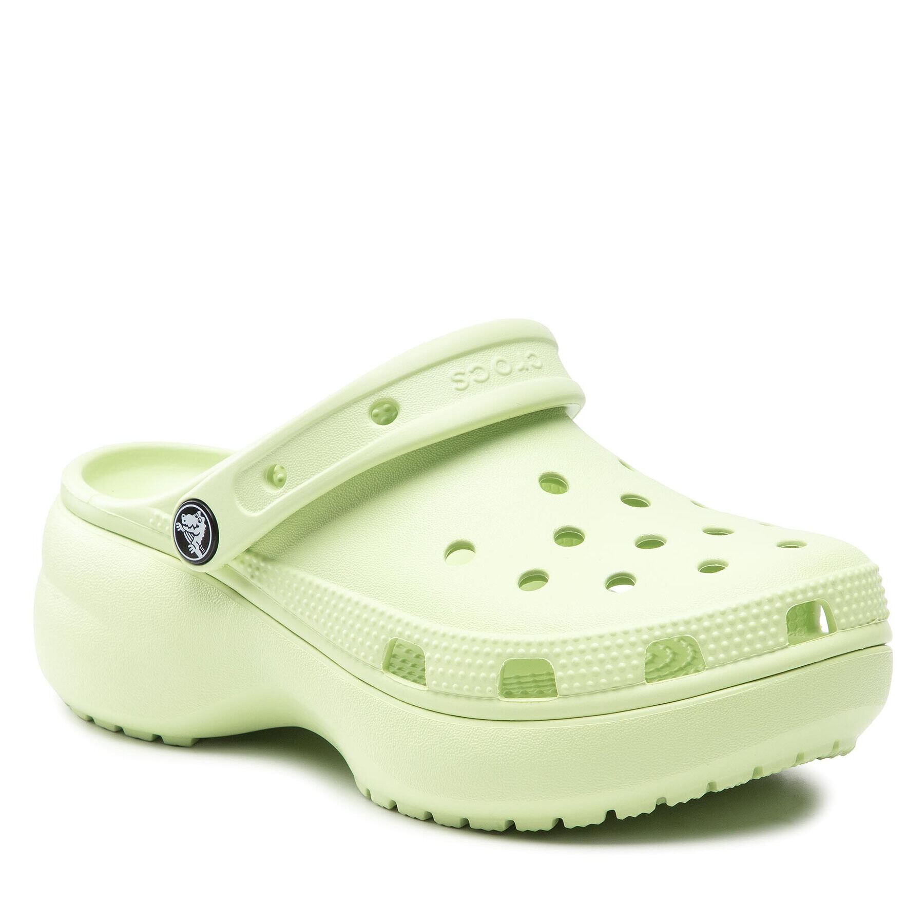 Crocs Papucs Classic Platform Clog 206750 Zöld - Pepit.hu