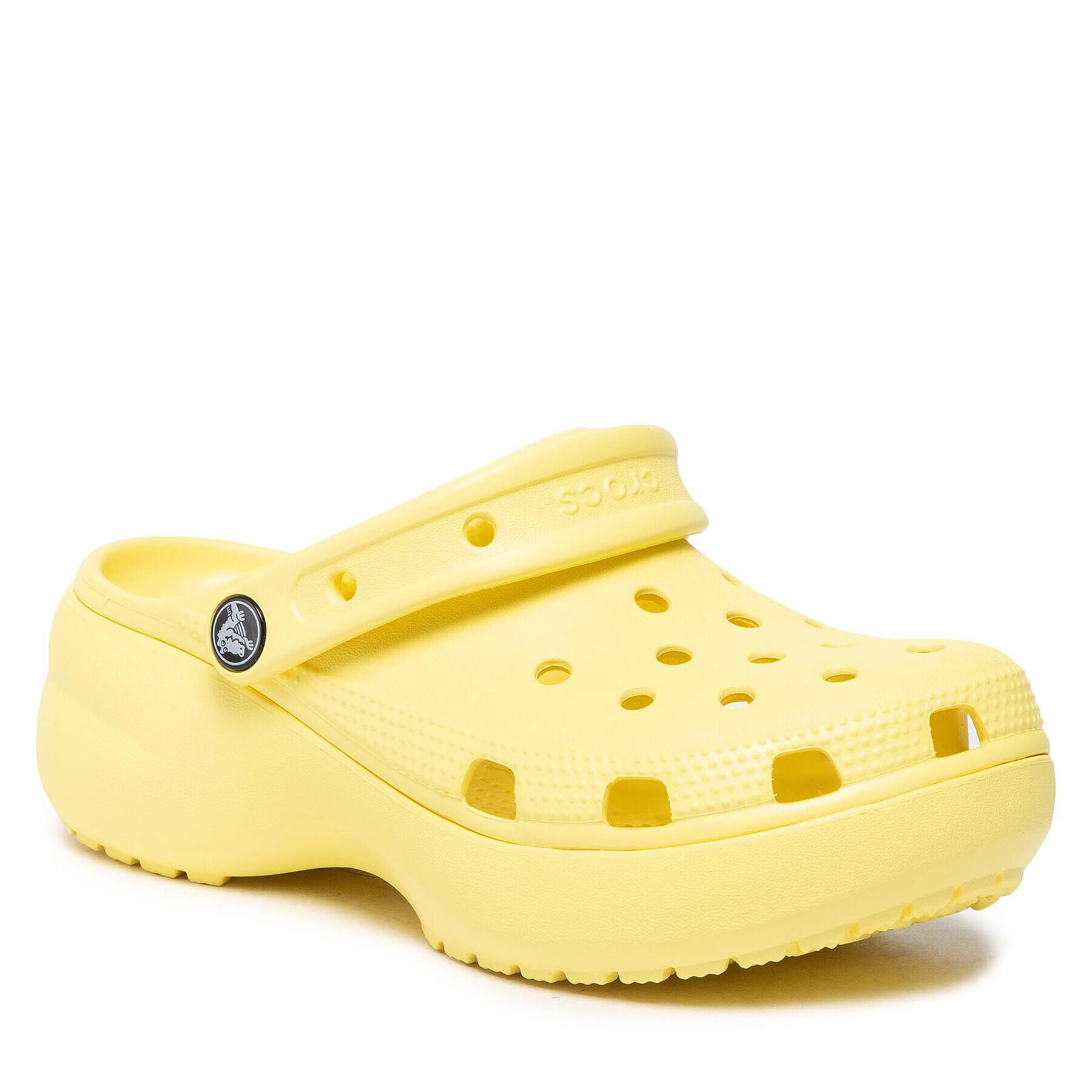 Crocs Papucs Classic Platform Clog W 206750-7HD Sárga - Pepit.hu