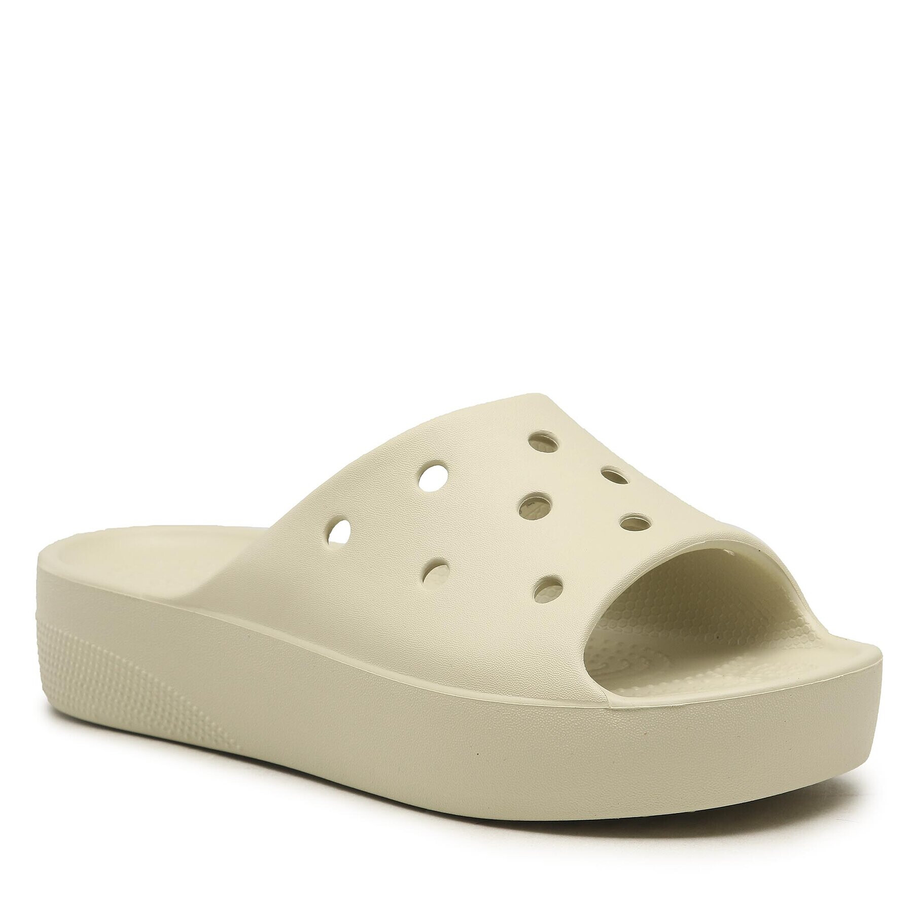 Crocs Papucs Classic Platform Slide 208180 Bézs - Pepit.hu