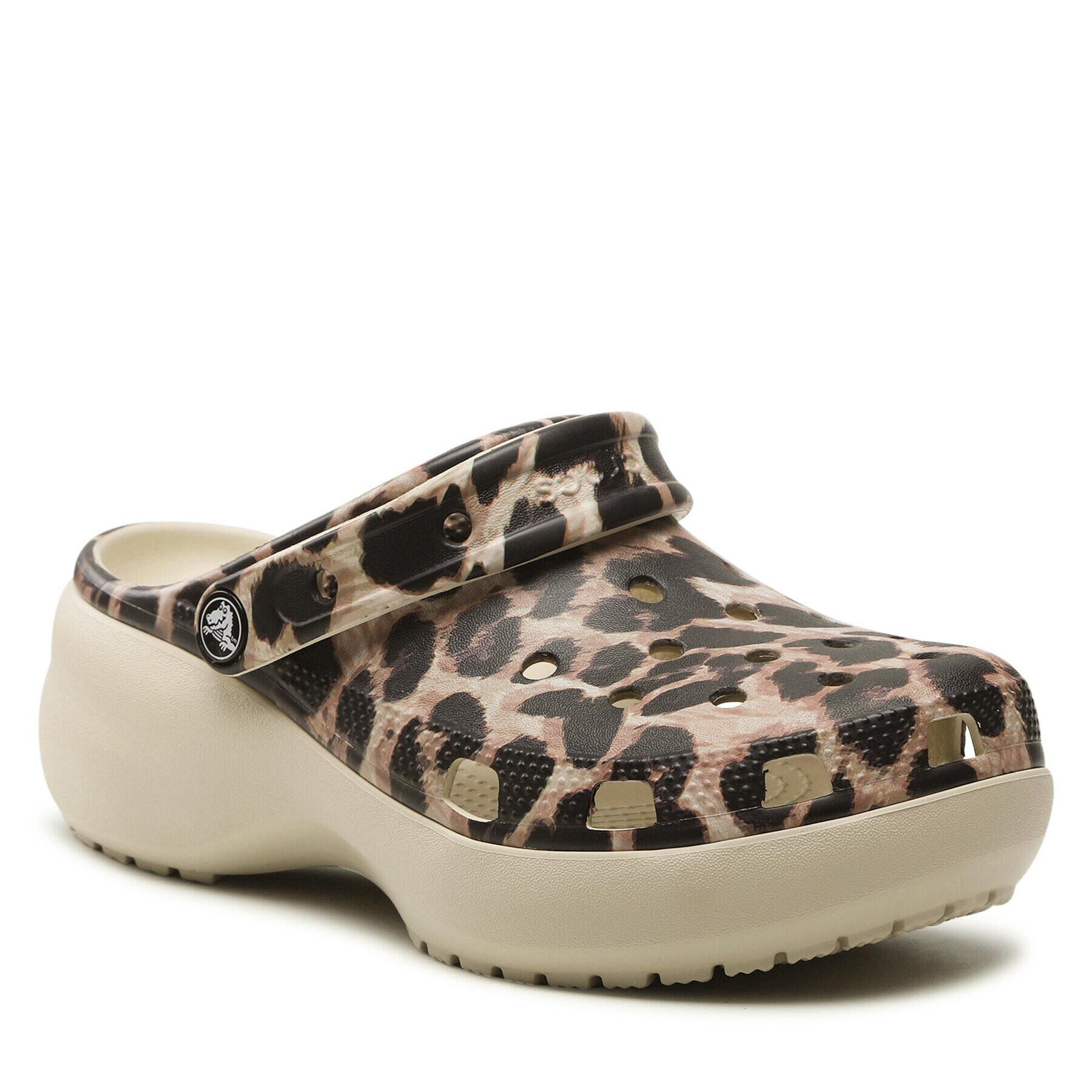 Crocs Papucs Clsc Platform Animal Remix Clog W 207844 Barna - Pepit.hu