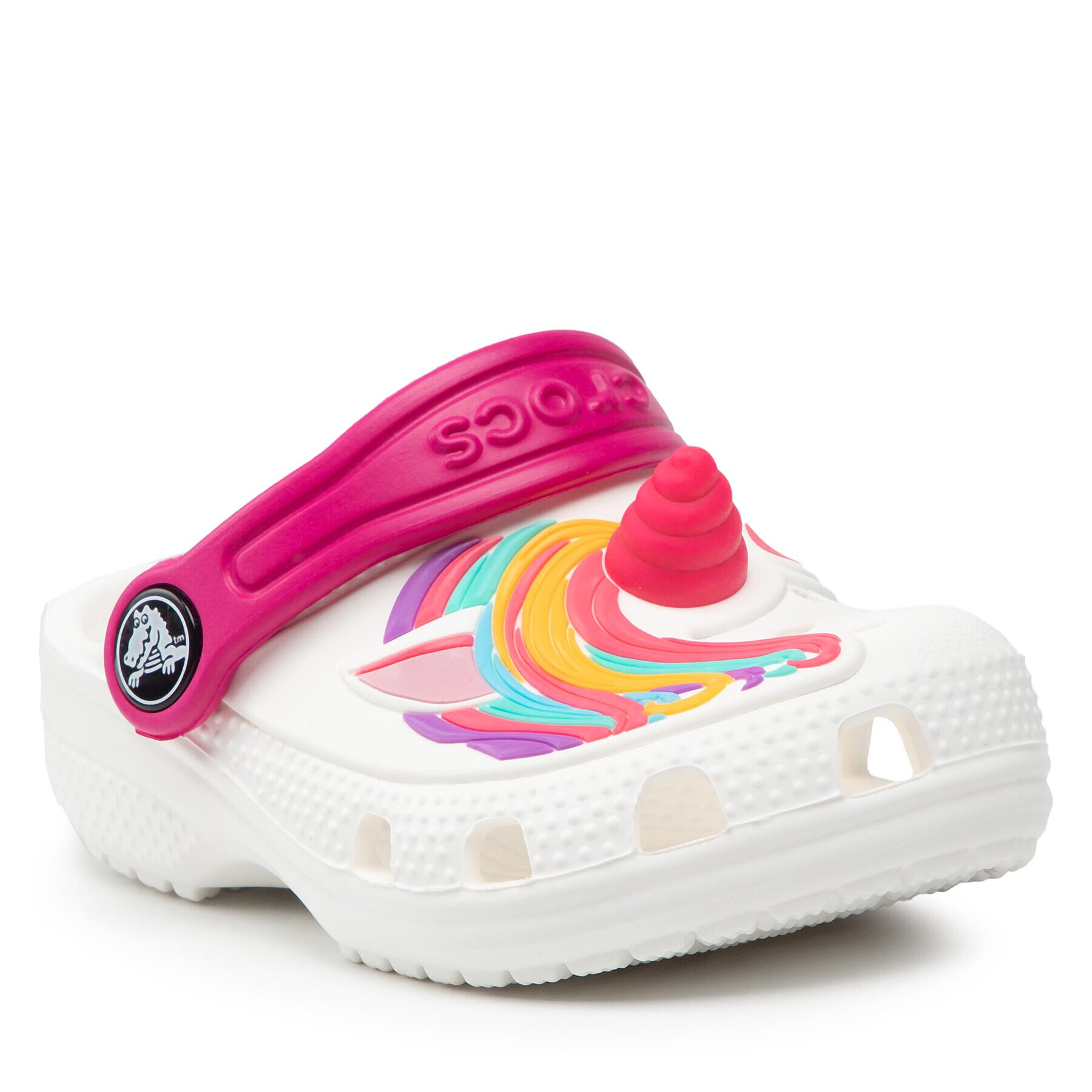 Crocs Papucs Fl Classic Iam Unicorn Clog 207073 Fehér - Pepit.hu