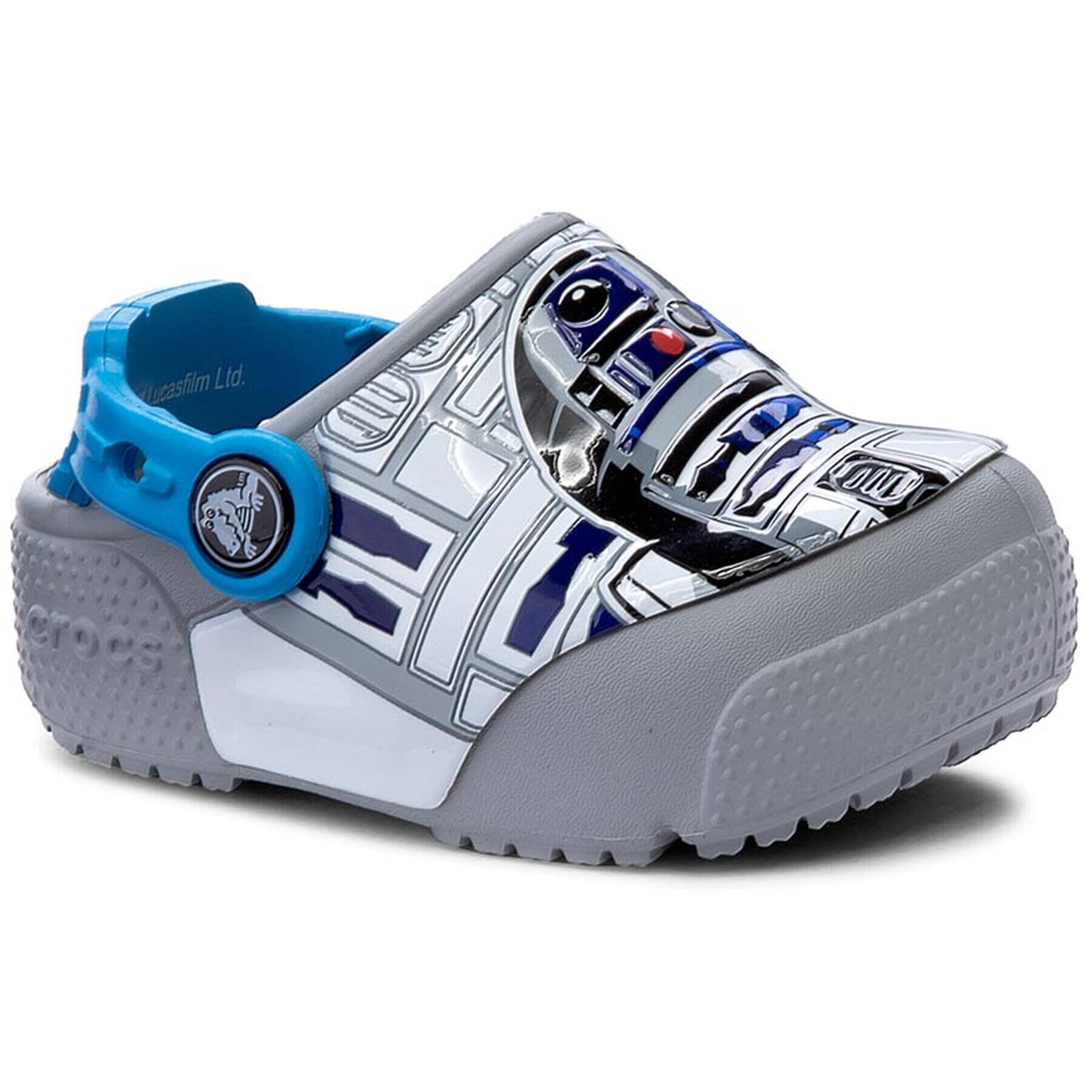 Crocs Papucs Funlab Lights 204135 Szürke - Pepit.hu