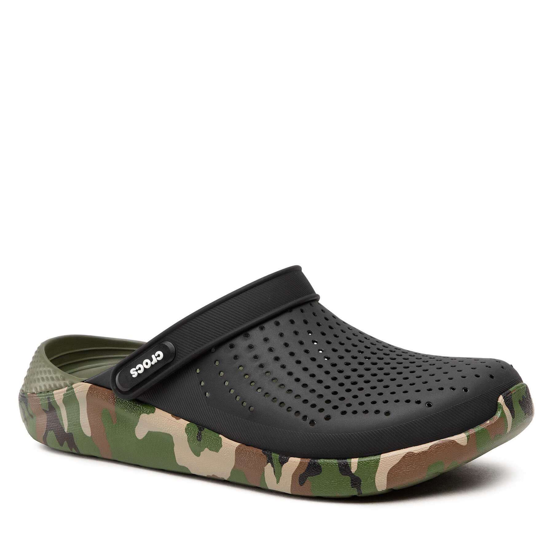 Crocs Papucs Literide Printed Camo 206491 Fekete - Pepit.hu