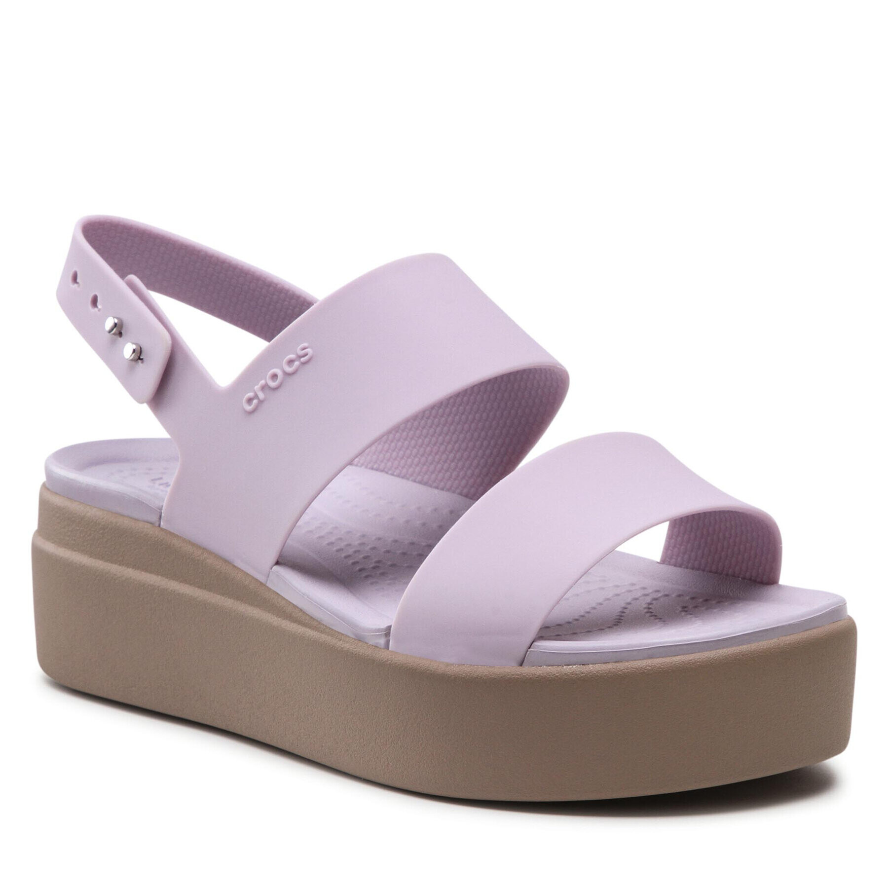 Crocs Szandál Brooklyn Low Wedge W 206453 Lila - Pepit.hu