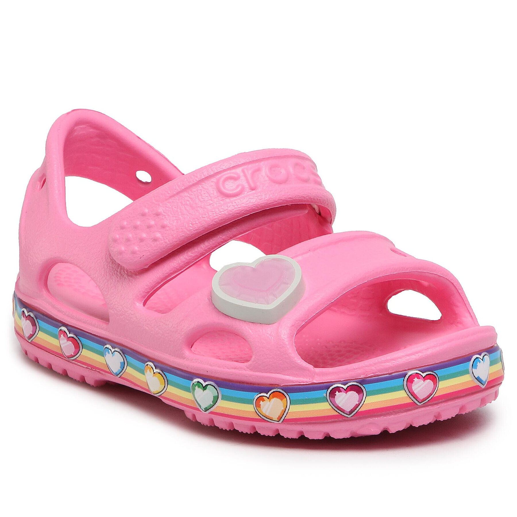 Crocs Szandál Fun Lab Rainbow Sandal K 206795 Rózsaszín - Pepit.hu