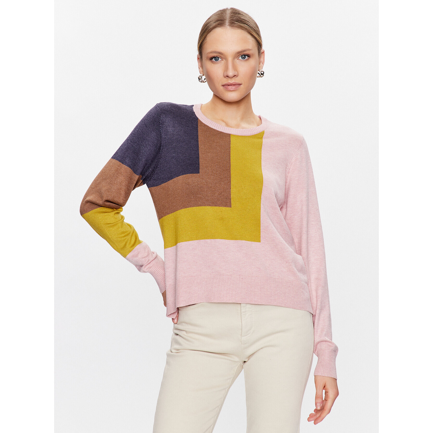 Culture Sweater Annemarie 50109312 Rózsaszín Regular Fit - Pepit.hu