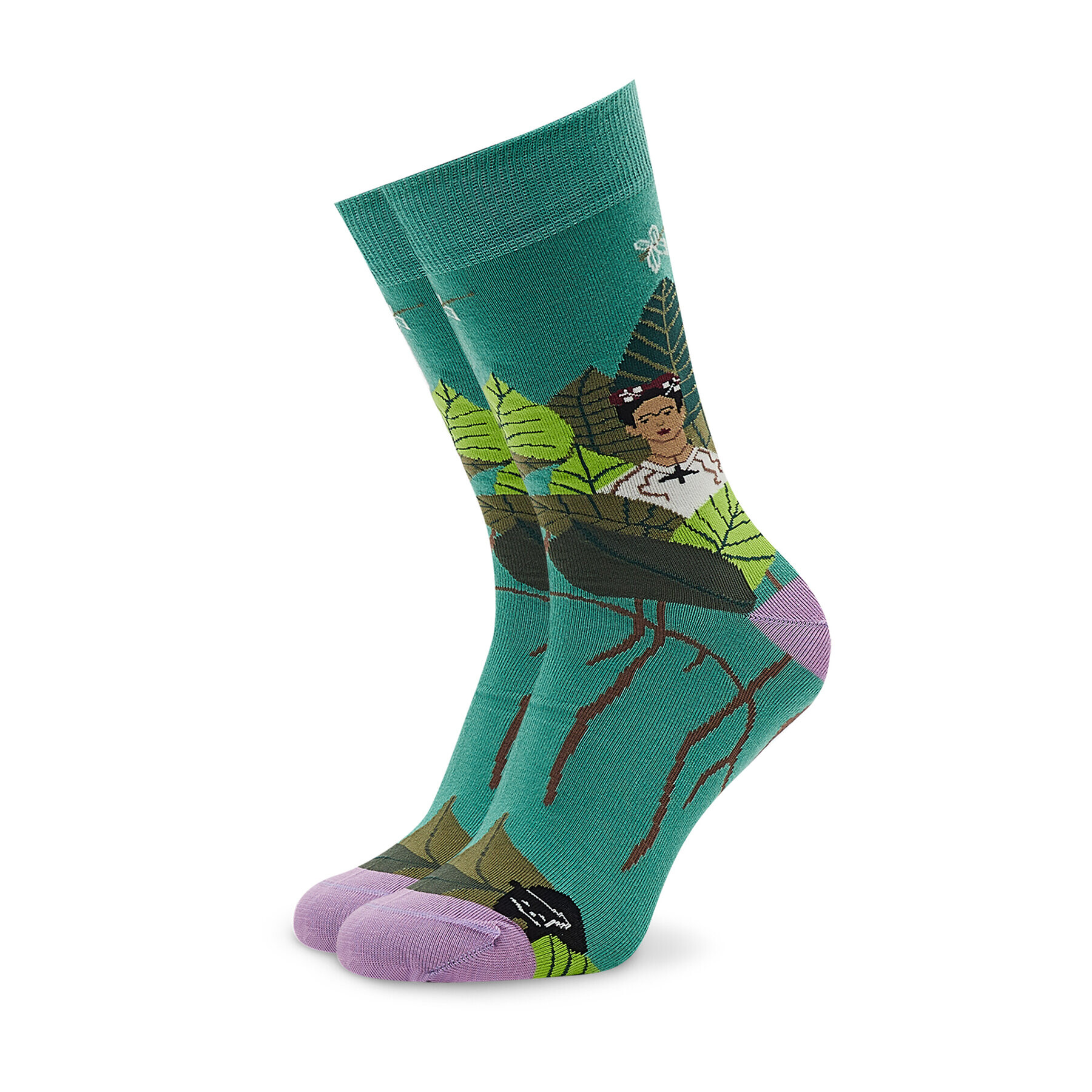 Curator Socks Unisex Magasszárú Zokni Frida Zöld - Pepit.hu